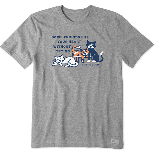 Men's Friends Fill your Heart Al Short Sleeve Crusher Tee