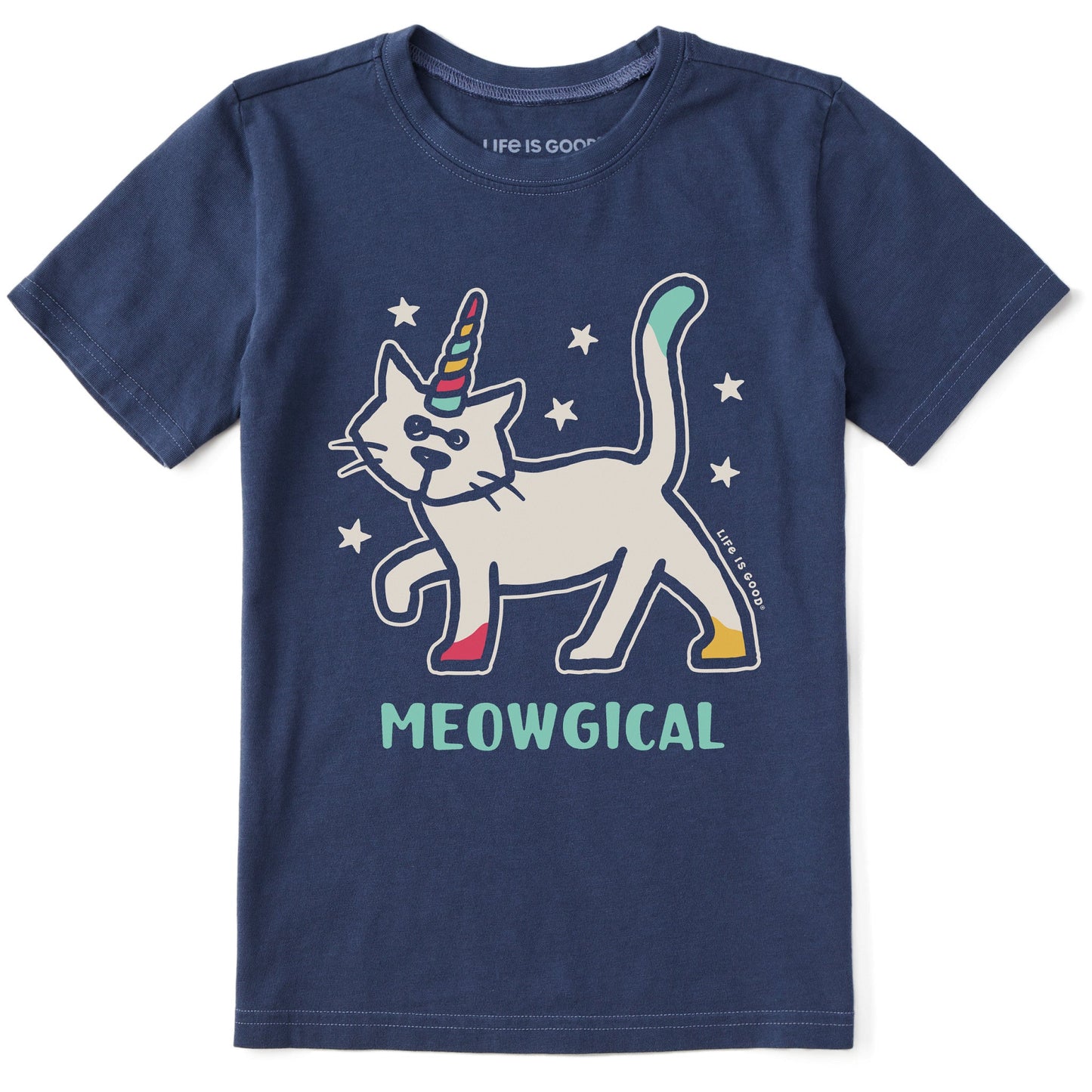 Kids Meowgical Al Short Sleeve Crusher Tee
