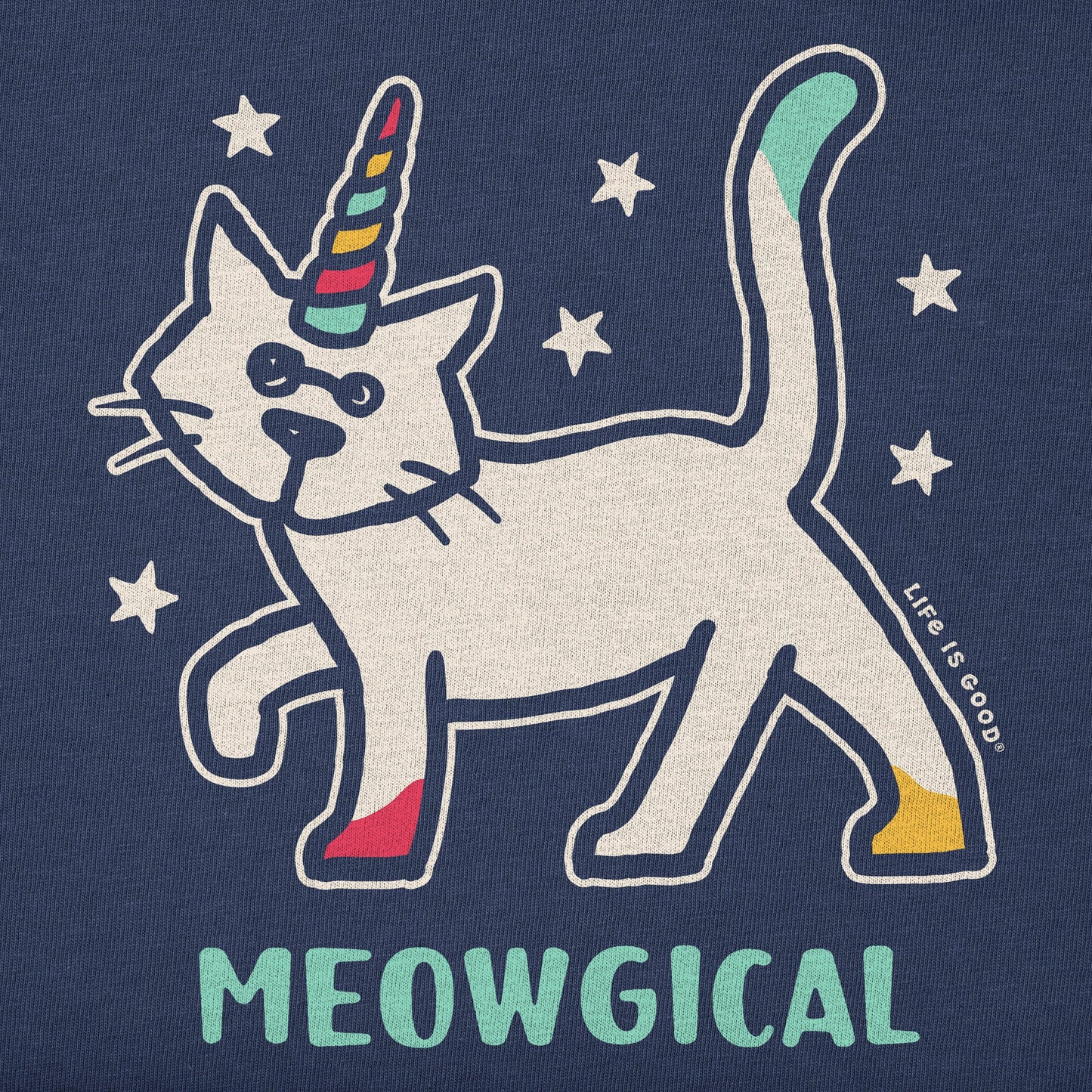 Kids Meowgical Al Short Sleeve Crusher Tee