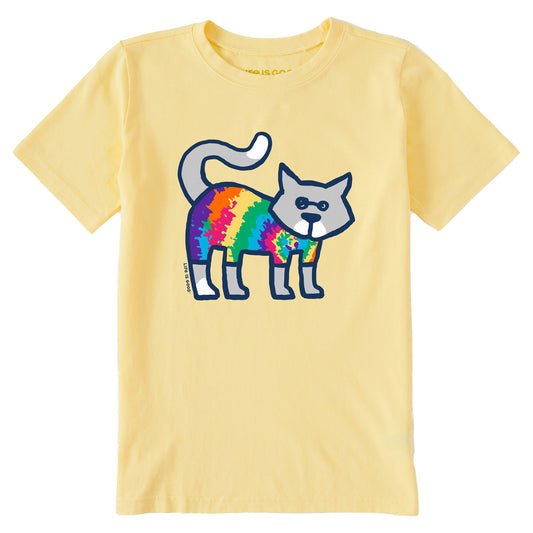 Kids Tye Dye Al Short Sleeve Crusher Tee