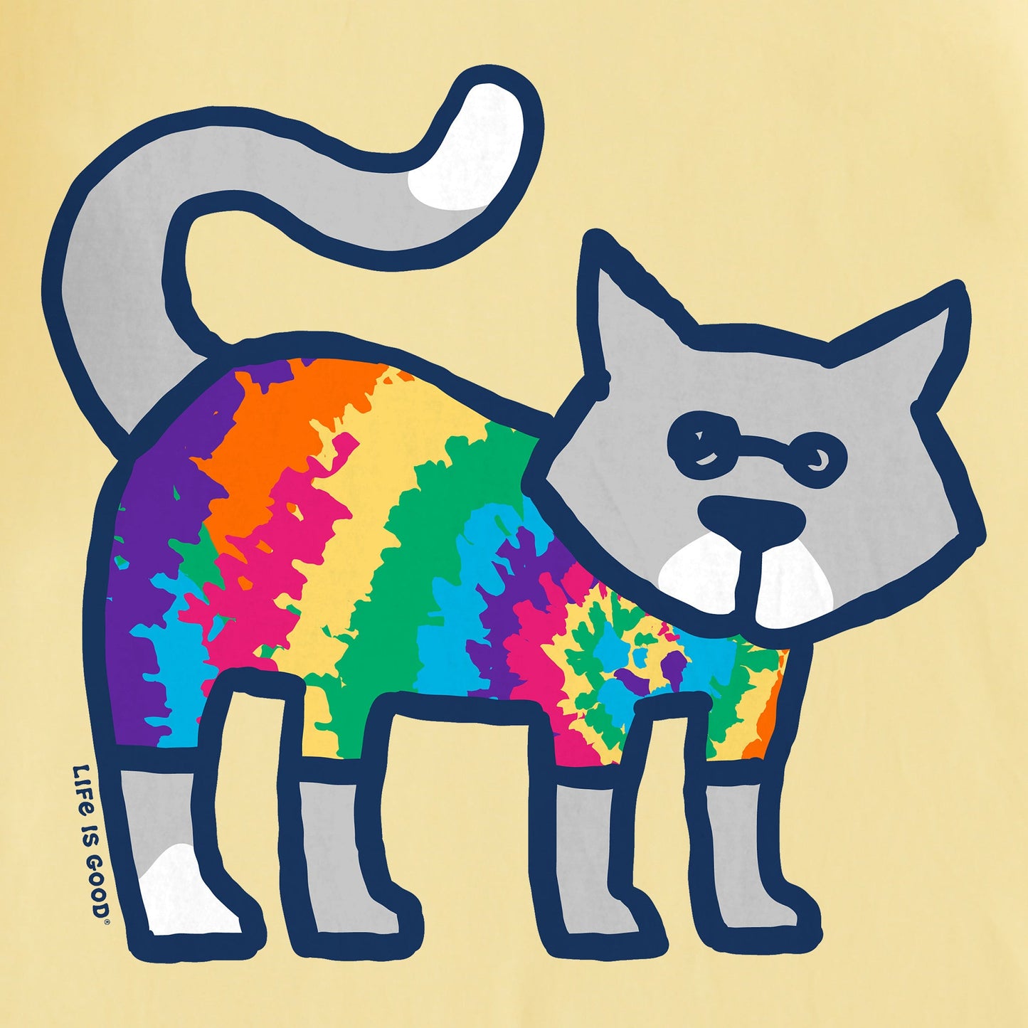 Kids Tye Dye Al Short Sleeve Crusher Tee