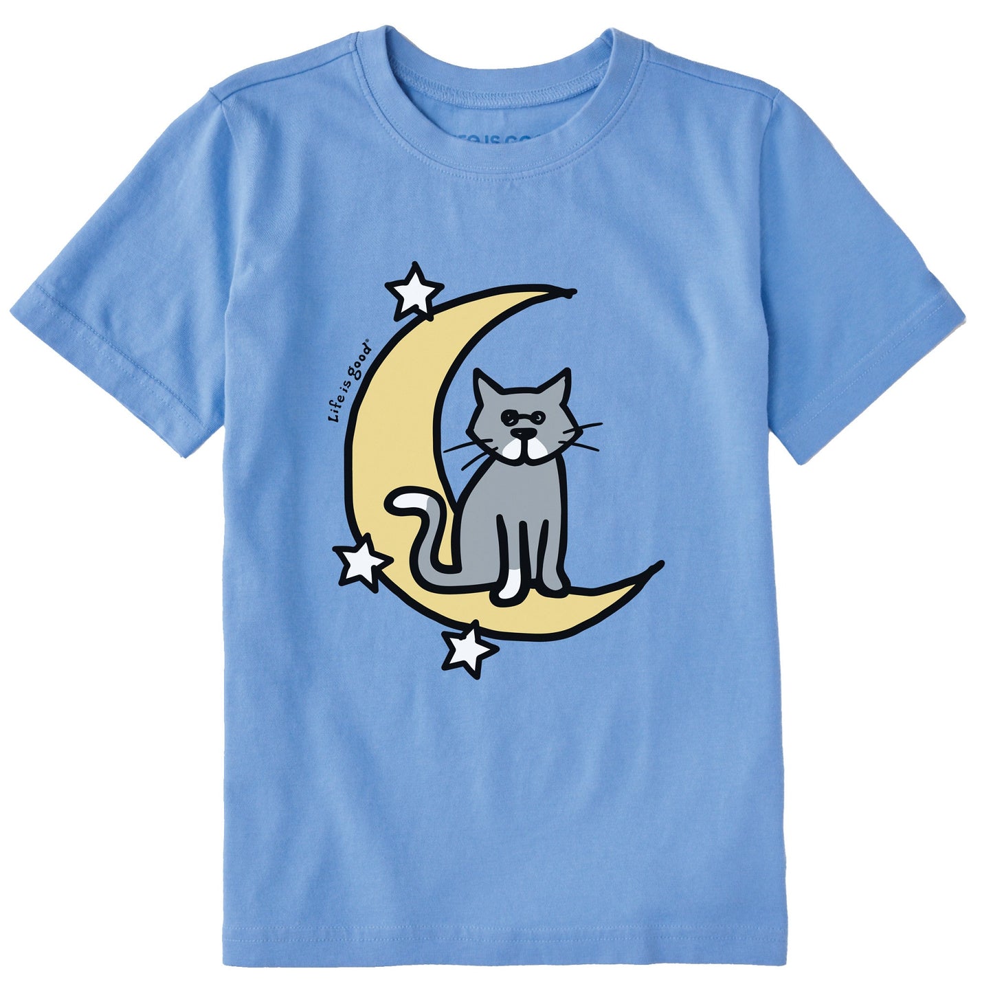 Kids Al Moon & Stars Short Sleeve Crusher Tee