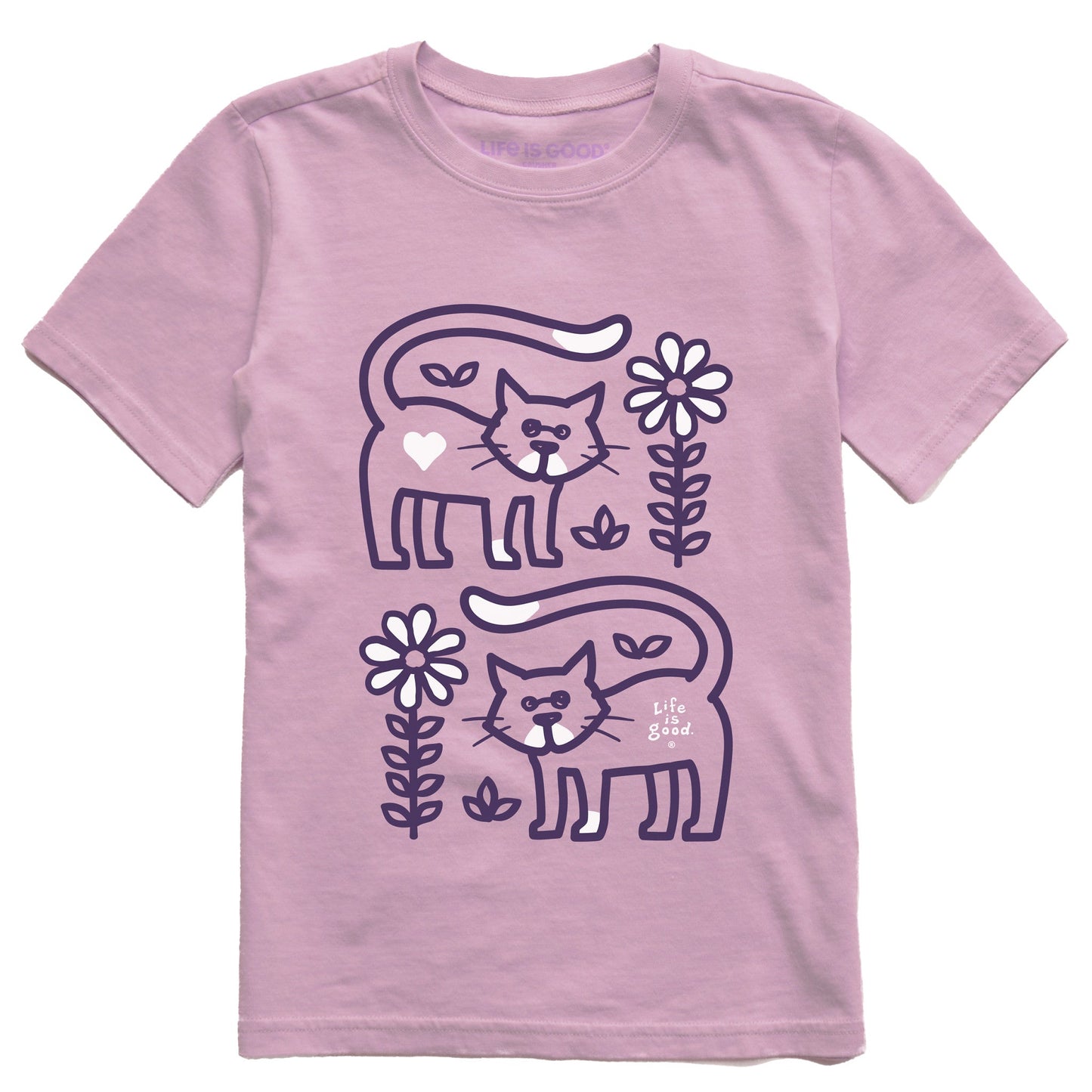 Kids Al Daisy Short Sleeve Crusher Tee