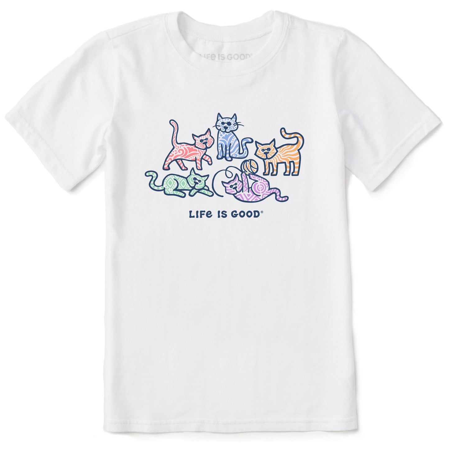 Kids Al's w Patterns Short Sleeve Crusher Tee