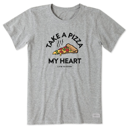 Women's Pizza My Heart Short Sleeve Tee