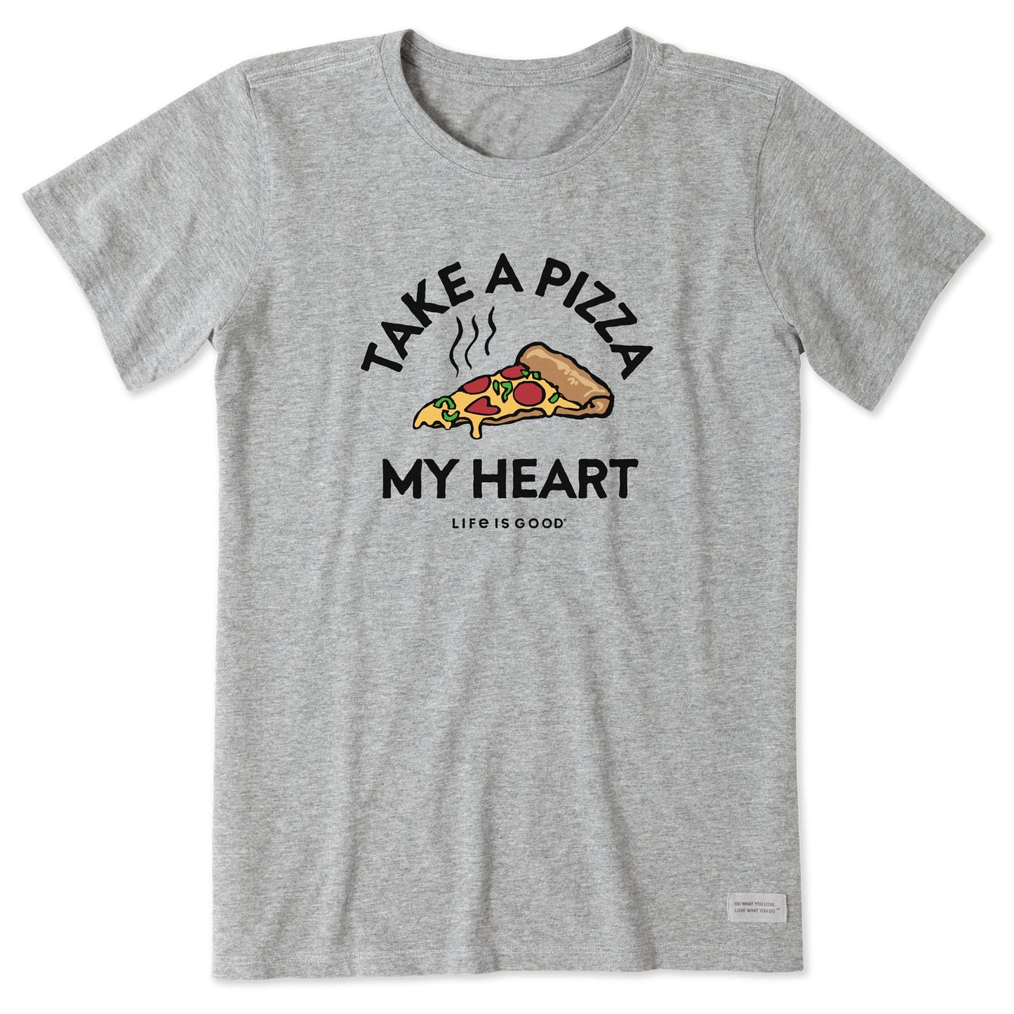Women's Pizza My Heart Short Sleeve Tee