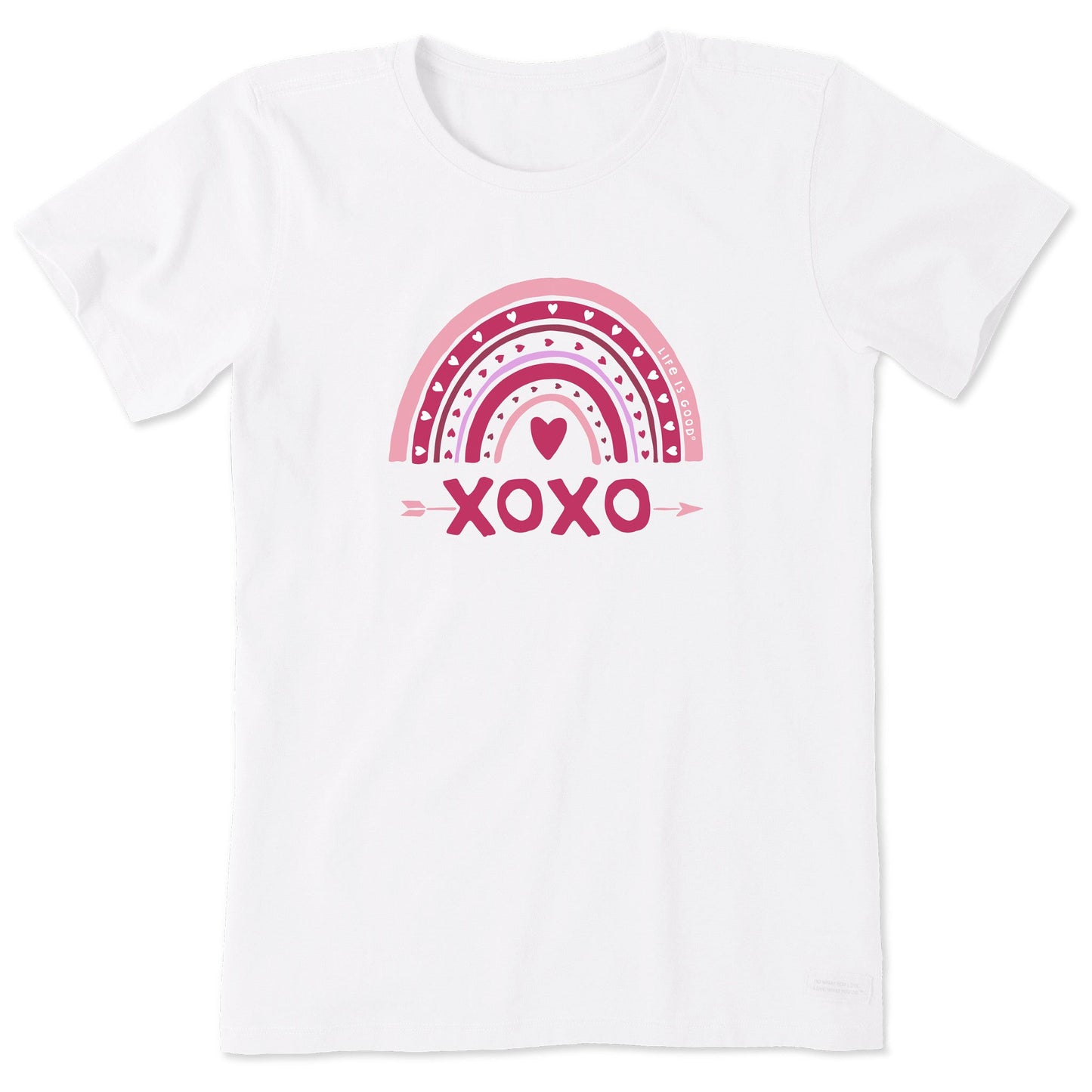 Women's XOXO Rainbow Short Sleeve Tee