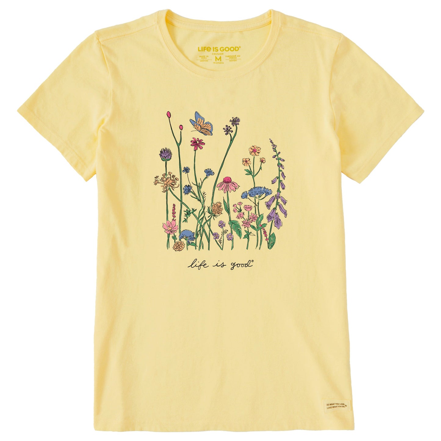 Women's Realaxed Wildflowers Short Sleeve Tee
