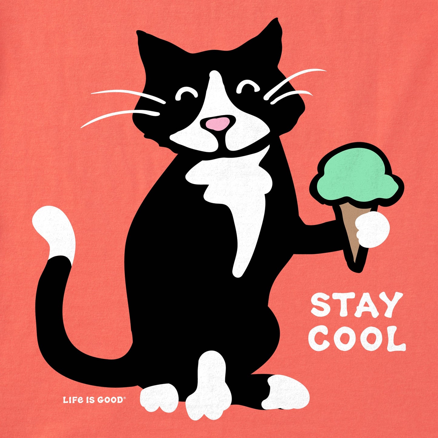 Women's Stay Cool Tuxedo Al Short Sleeve Crusher Tee