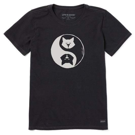 Women's Al Yin Yang Short Sleeve Crusher Tee