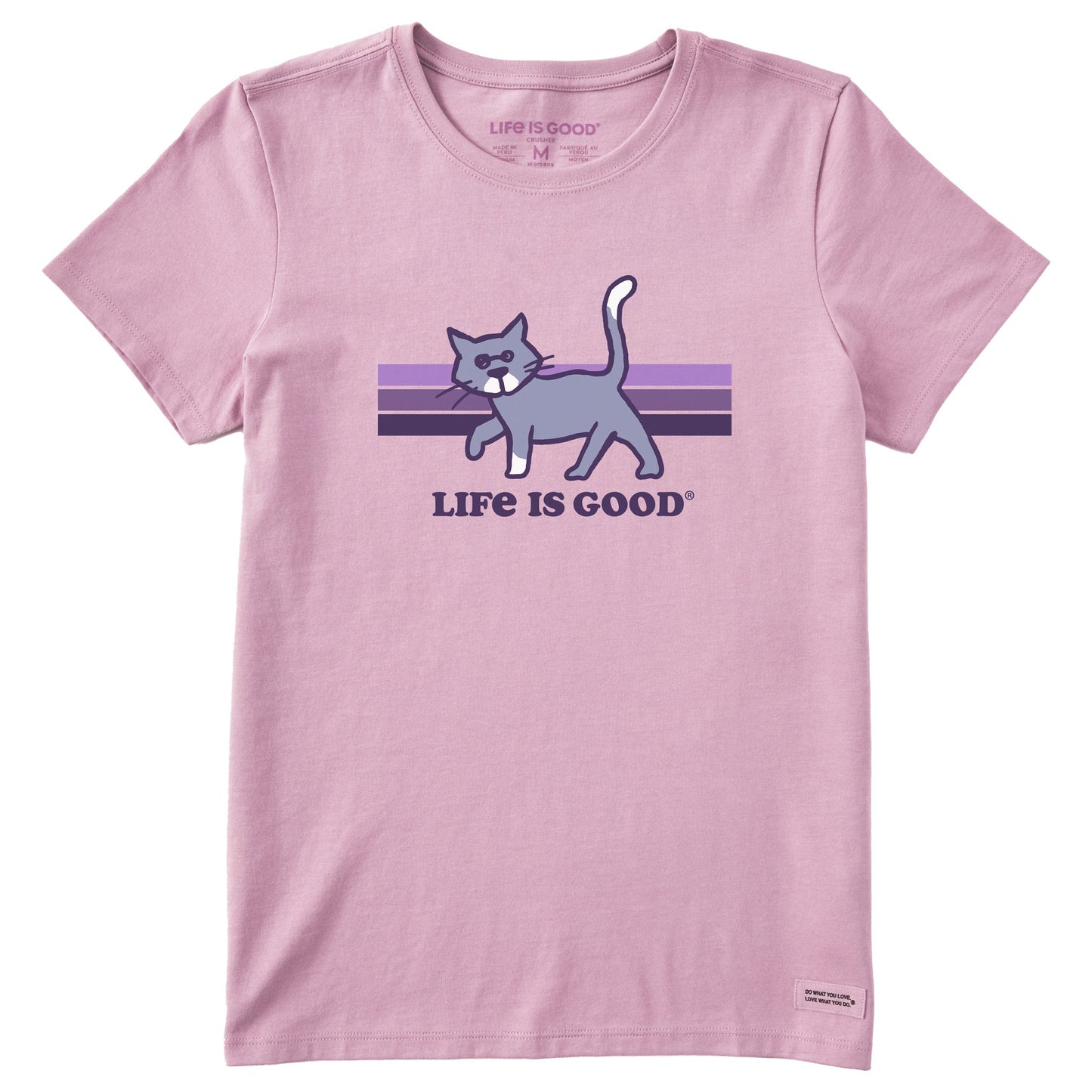 Women's Stripe Al Short Sleeve Crusher Tee