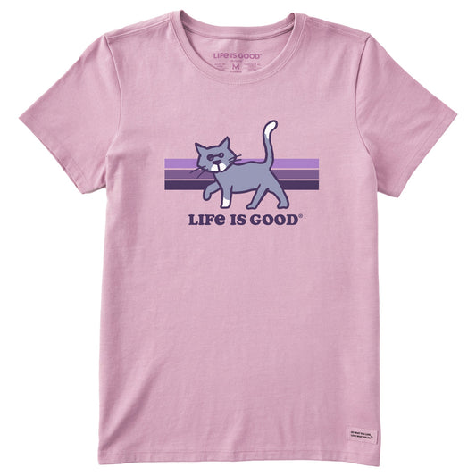 Women's Stripe Al Short Sleeve Crusher Tee