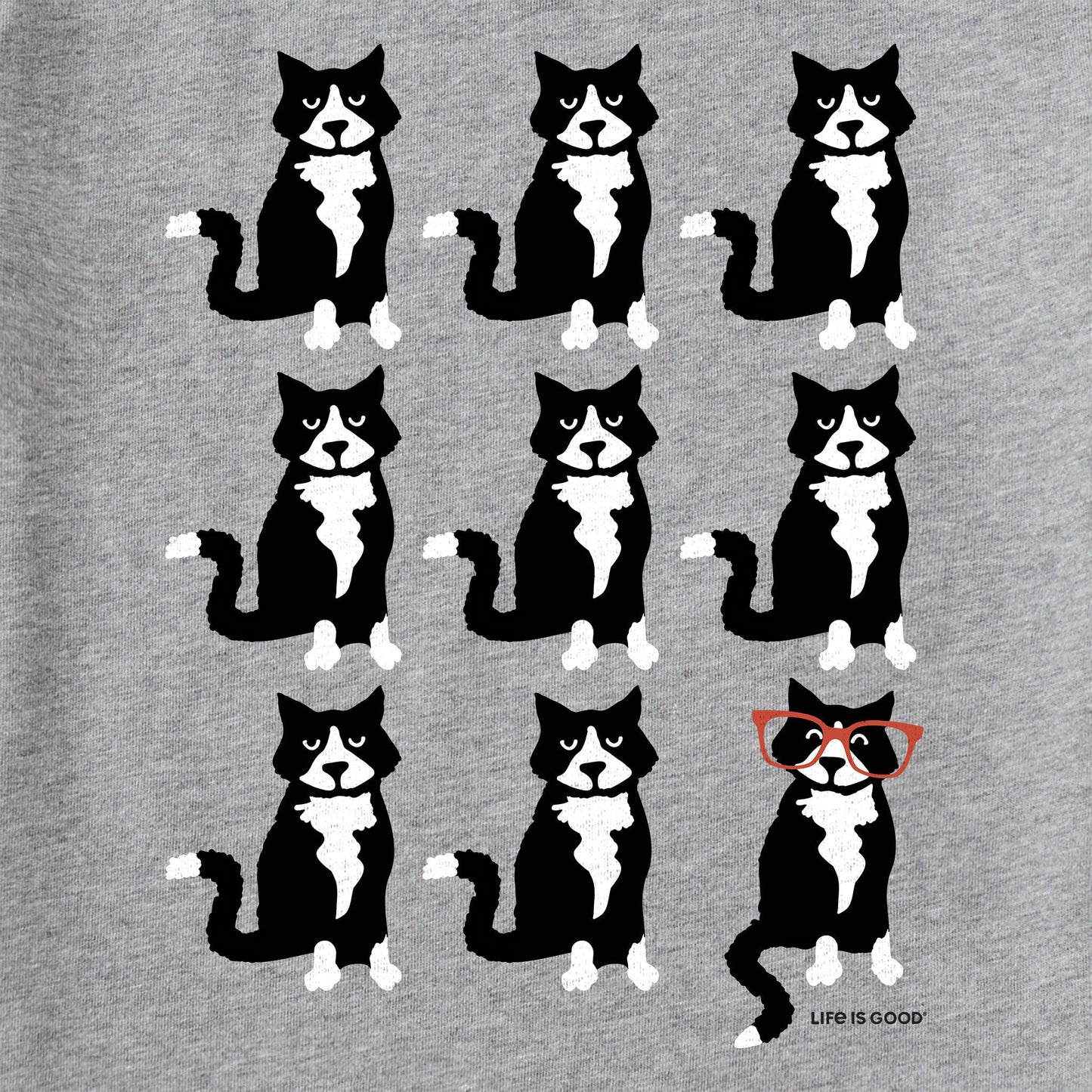 Men's Tuxedo Al Grid Short Sleeve Crusher Tee