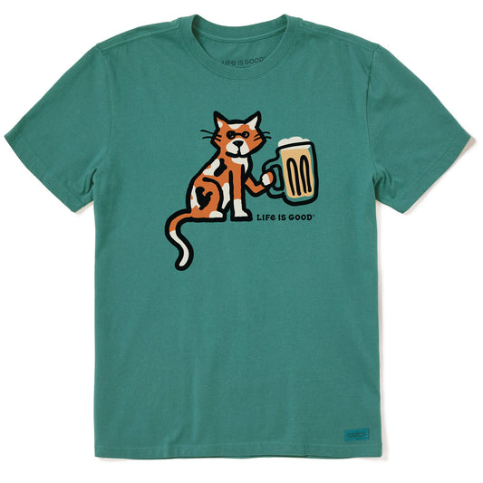 Men's Calico Al with Beer Short Sleeve Crusher Tee