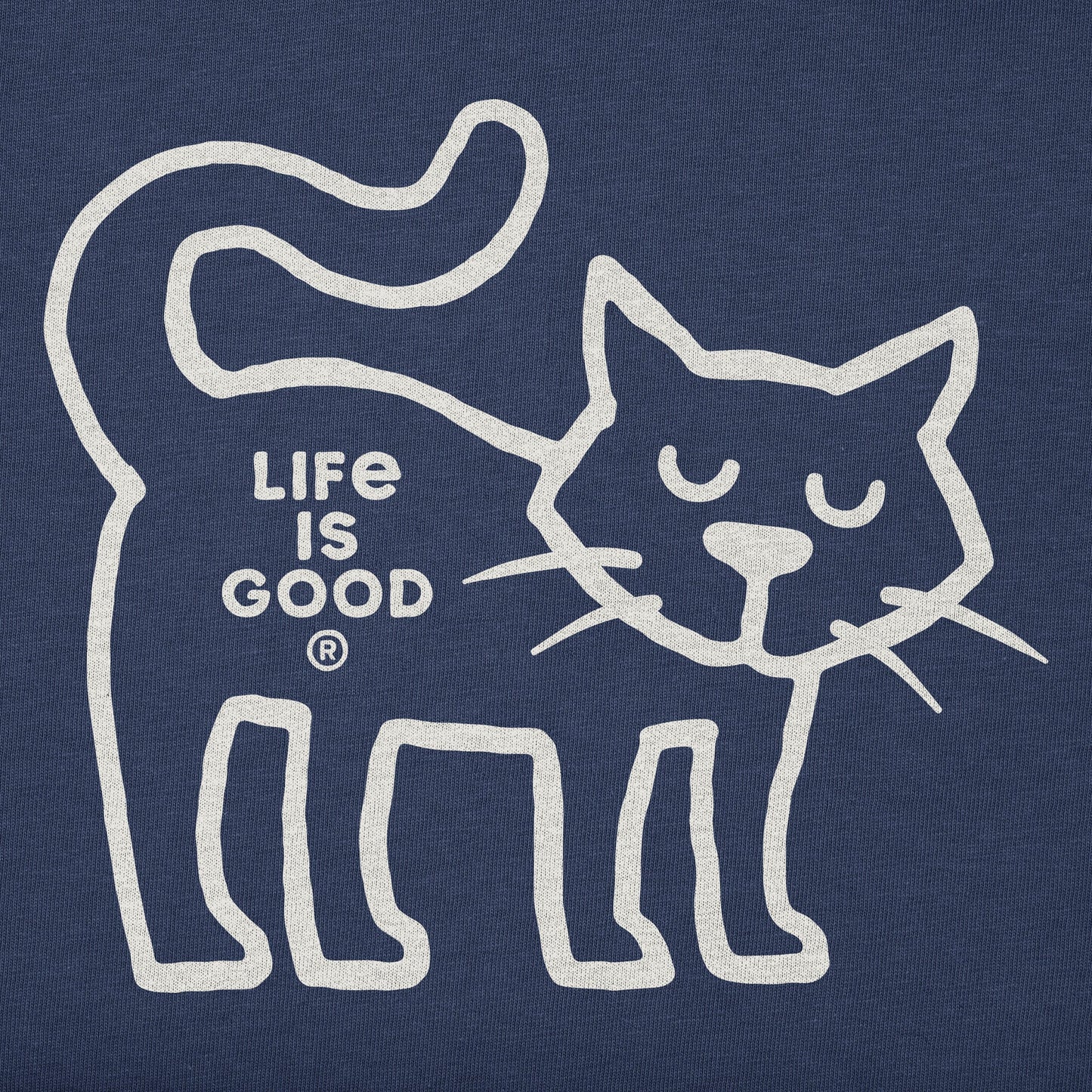 Men's Al Outline Short Sleeve Crusher Tee