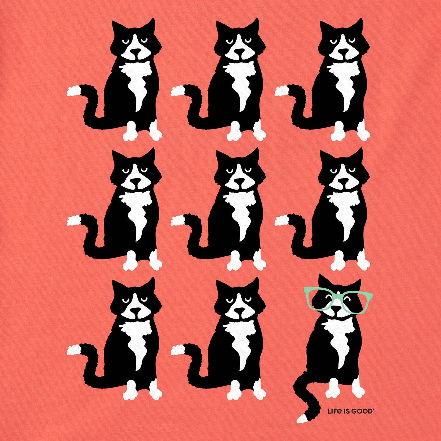 Kids Tuxedo Al Grid Short Sleeve Crusher Tee