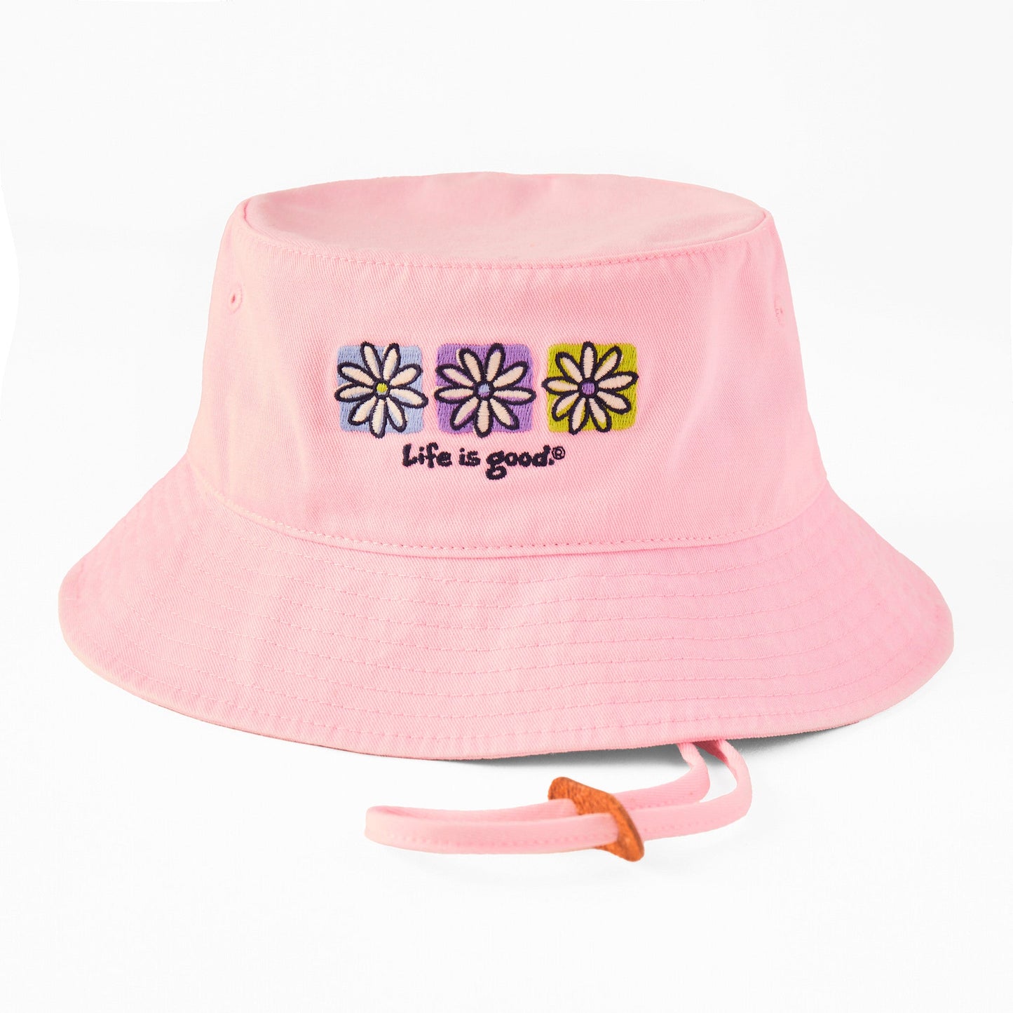 Adult Unisex Three Boxed Daisies Bucket Hat