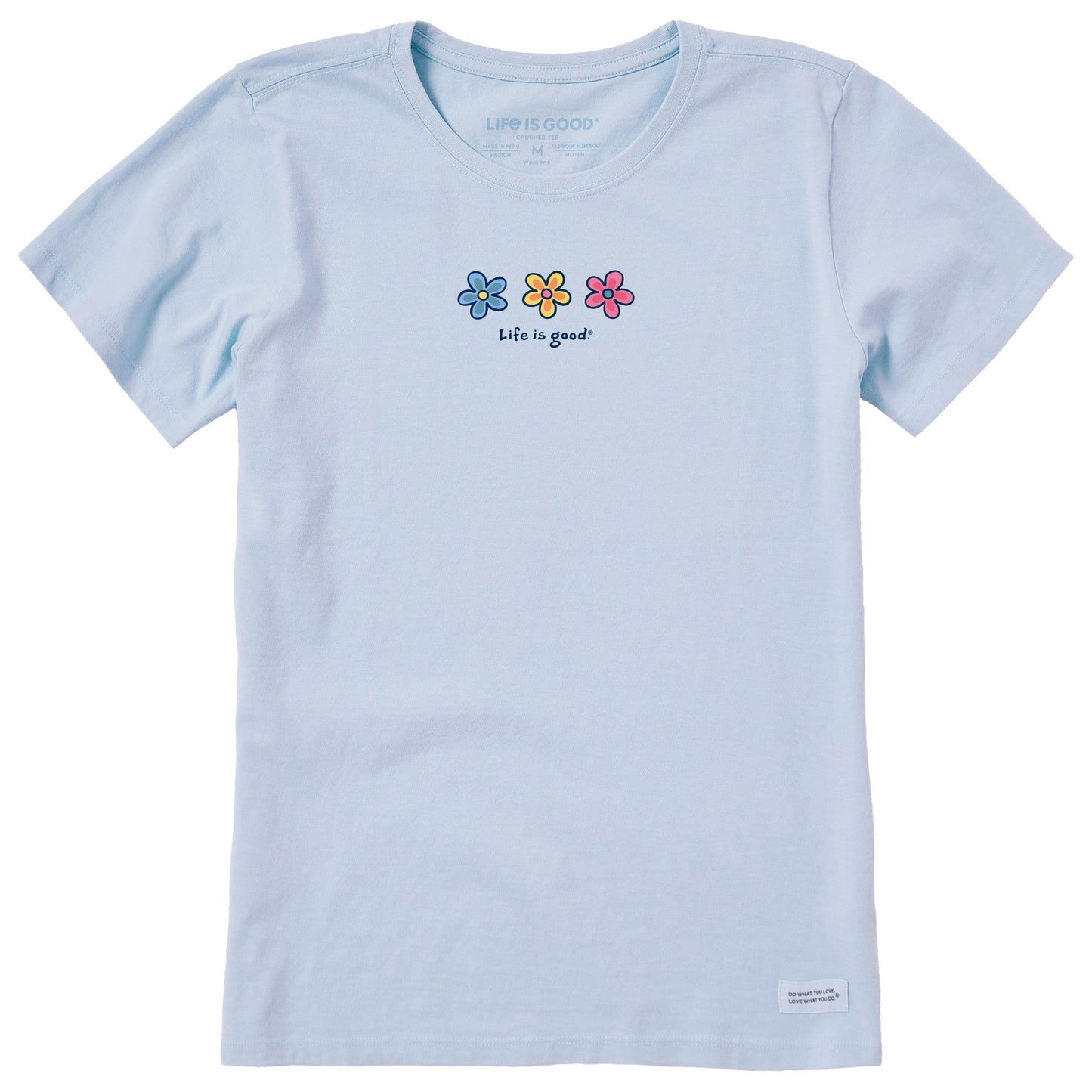 Women's Three Daisies Short Sleeve Crusher Tee