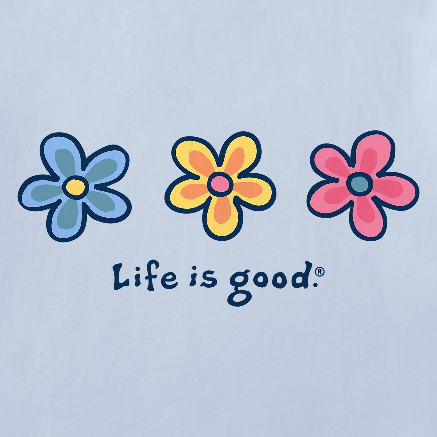 Women's Three Daisies Short Sleeve Crusher Tee