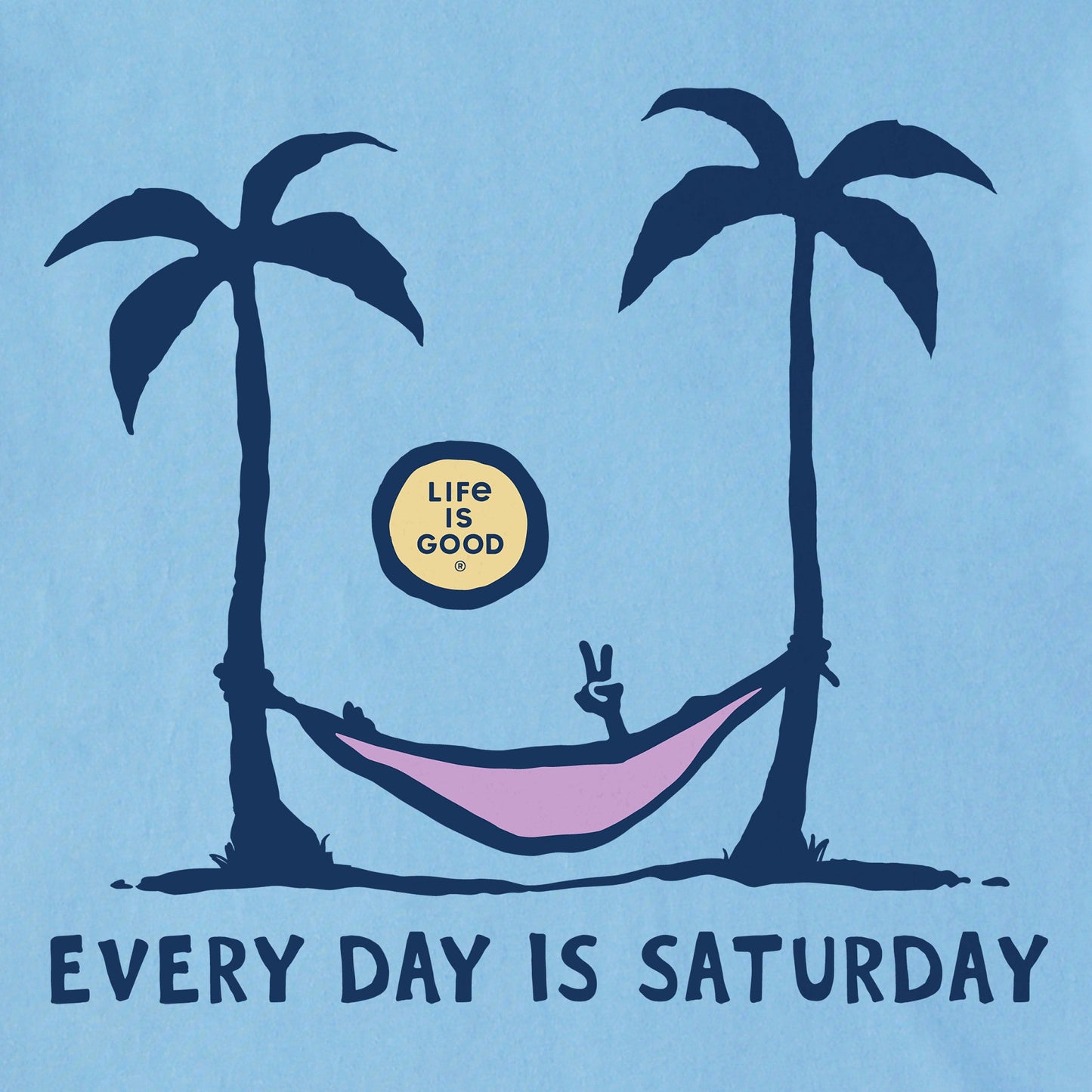 Men's Saturday Hammock Palms Short Sleeve Tee