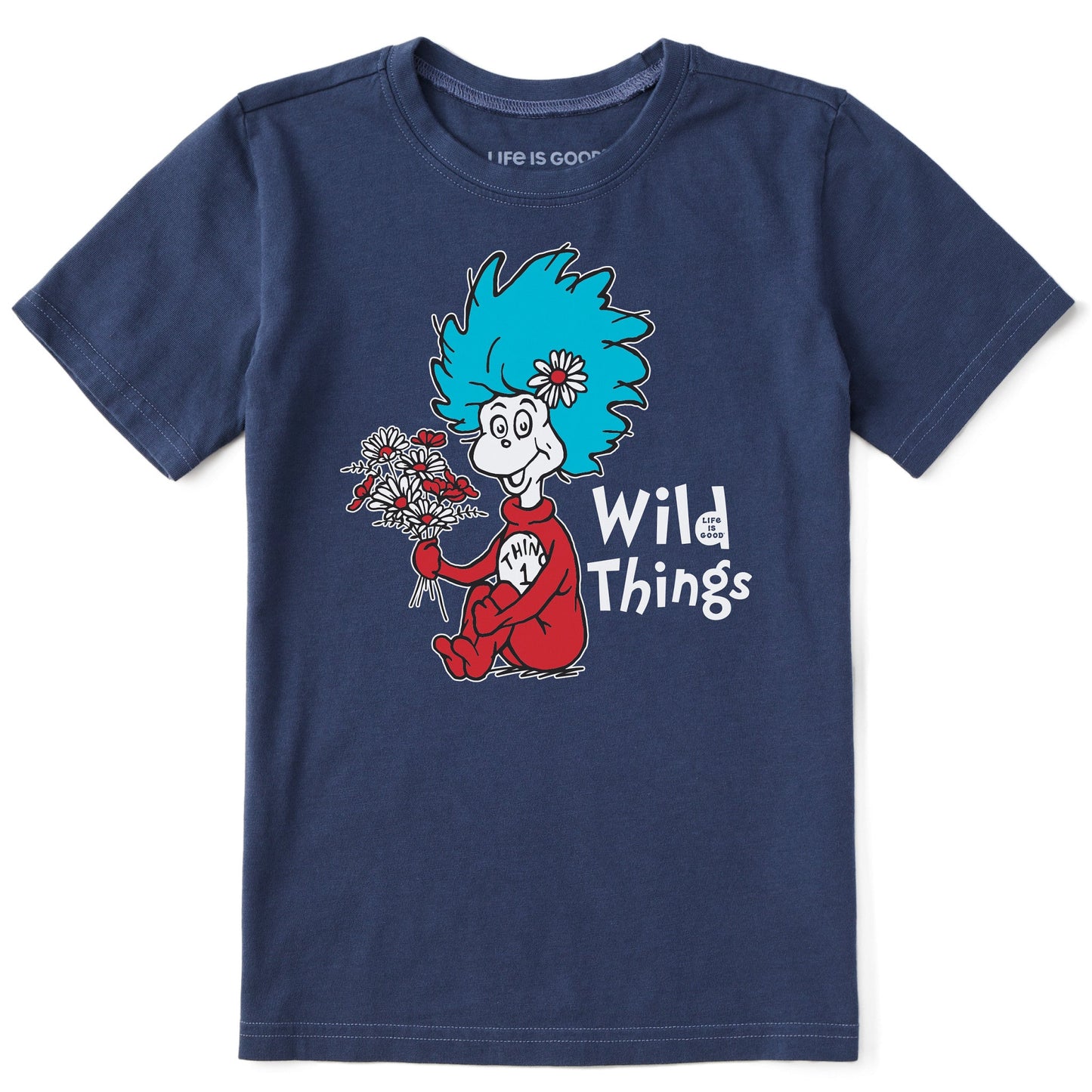 Kids Cat in the Hat Wild Things Short Sleeve Crusher Tee