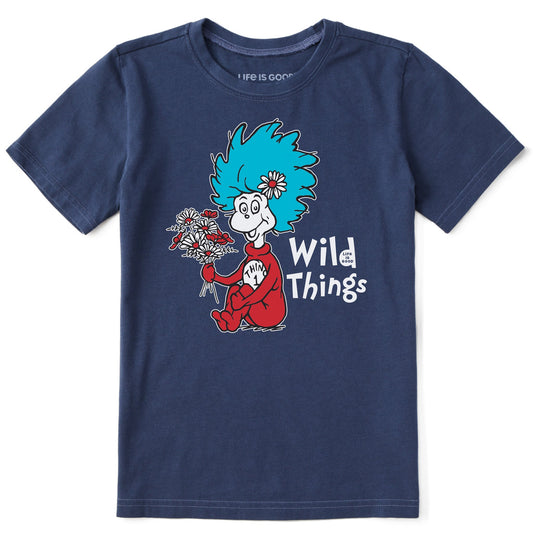 Kids Cat in the Hat Wild Things Short Sleeve Crusher Tee