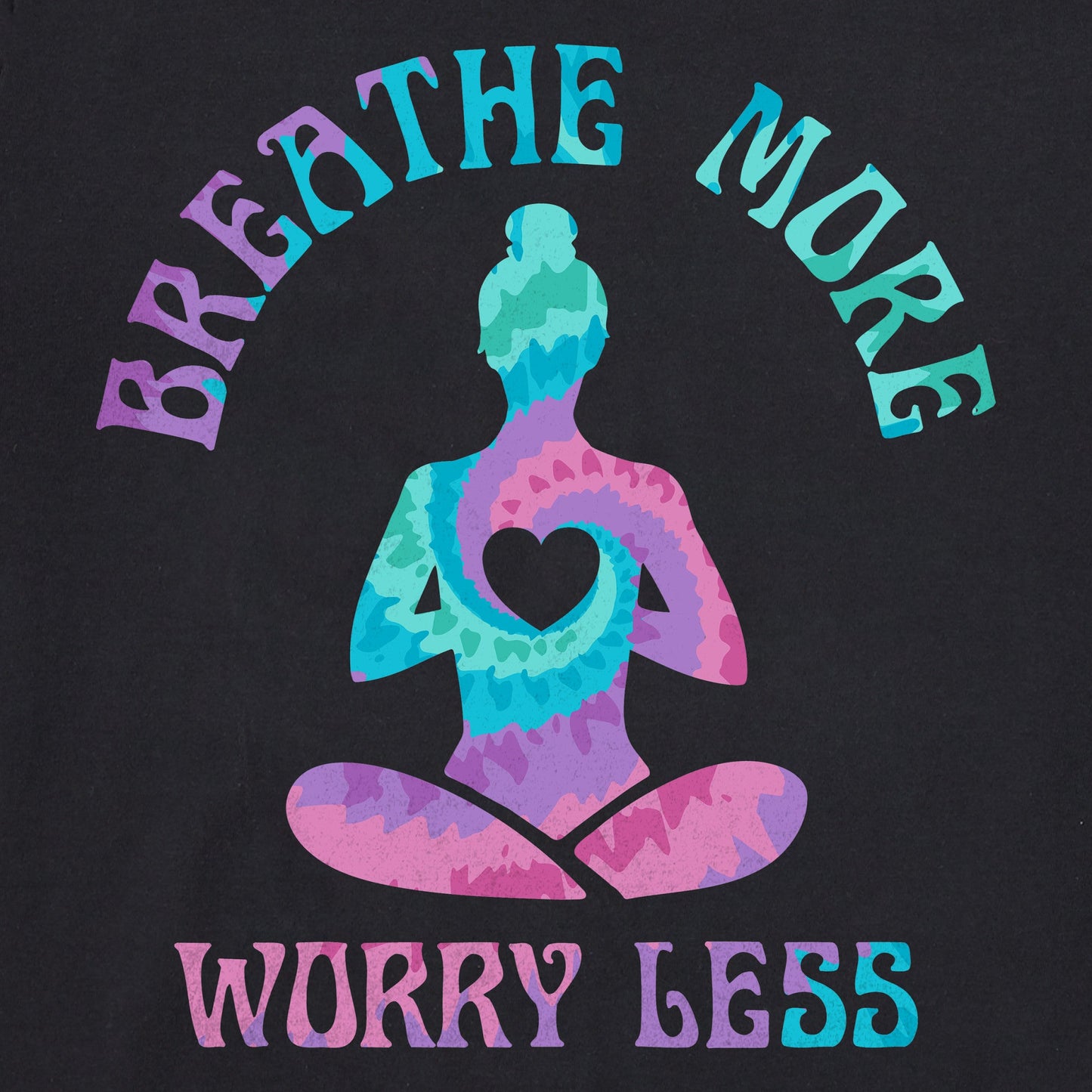 Women's Tie Dye Breathe More Short Sleeve Tee