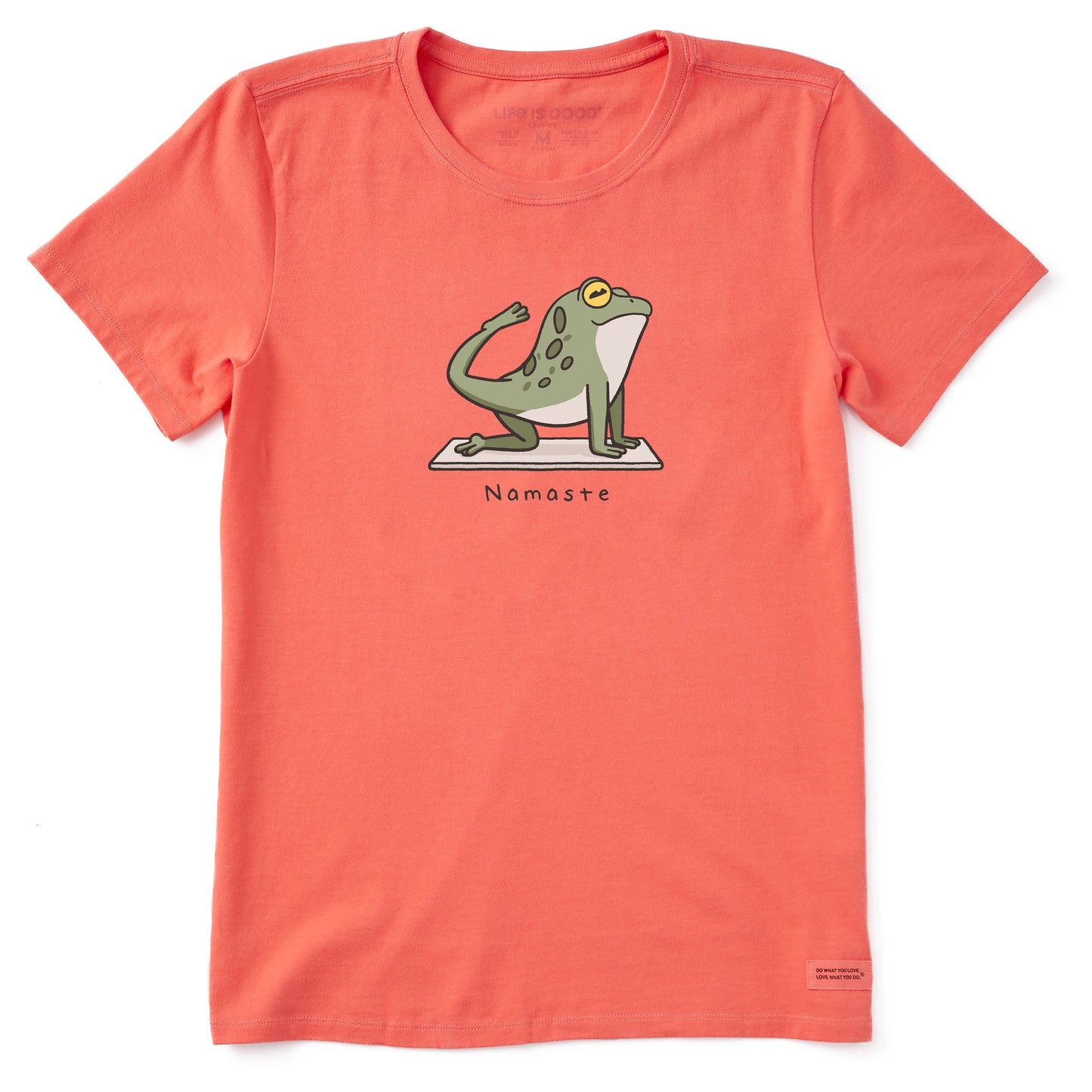 Women's Namaste Frog Short Sleeve Crusher Tee