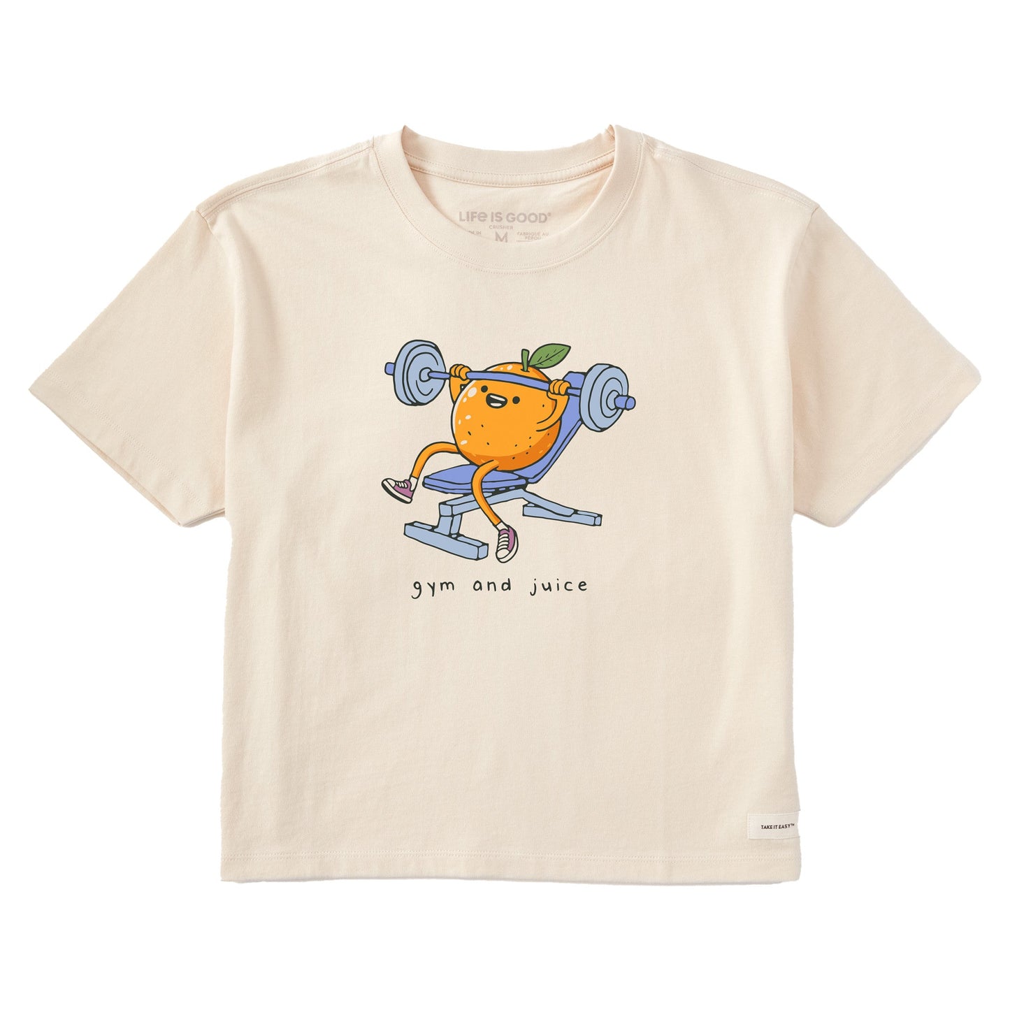 Women's Gym & Juice Short Sleeve Crusher Boxy Tee