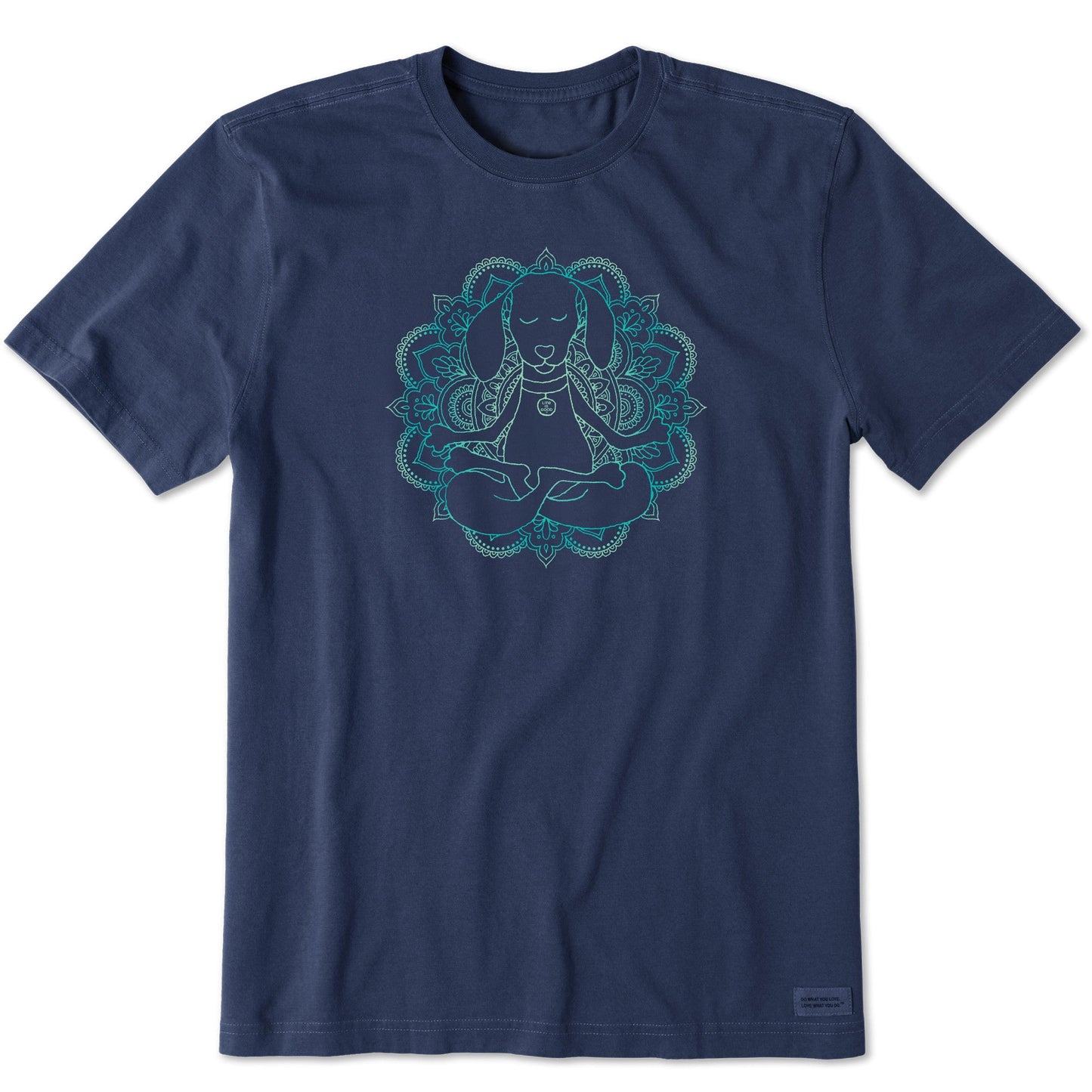 Men's Mandala-dog Short Sleeve Tee