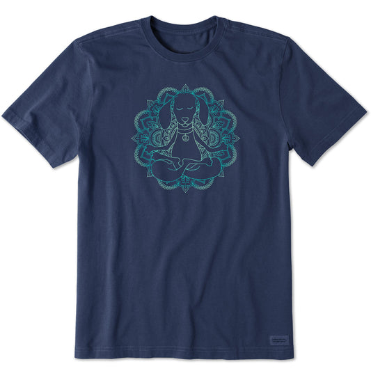 Men's Mandala-dog Short Sleeve Tee