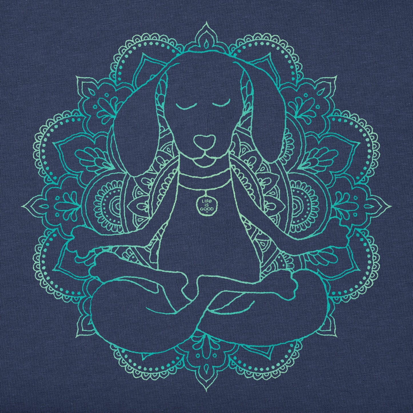 Men's Mandala-dog Short Sleeve Tee