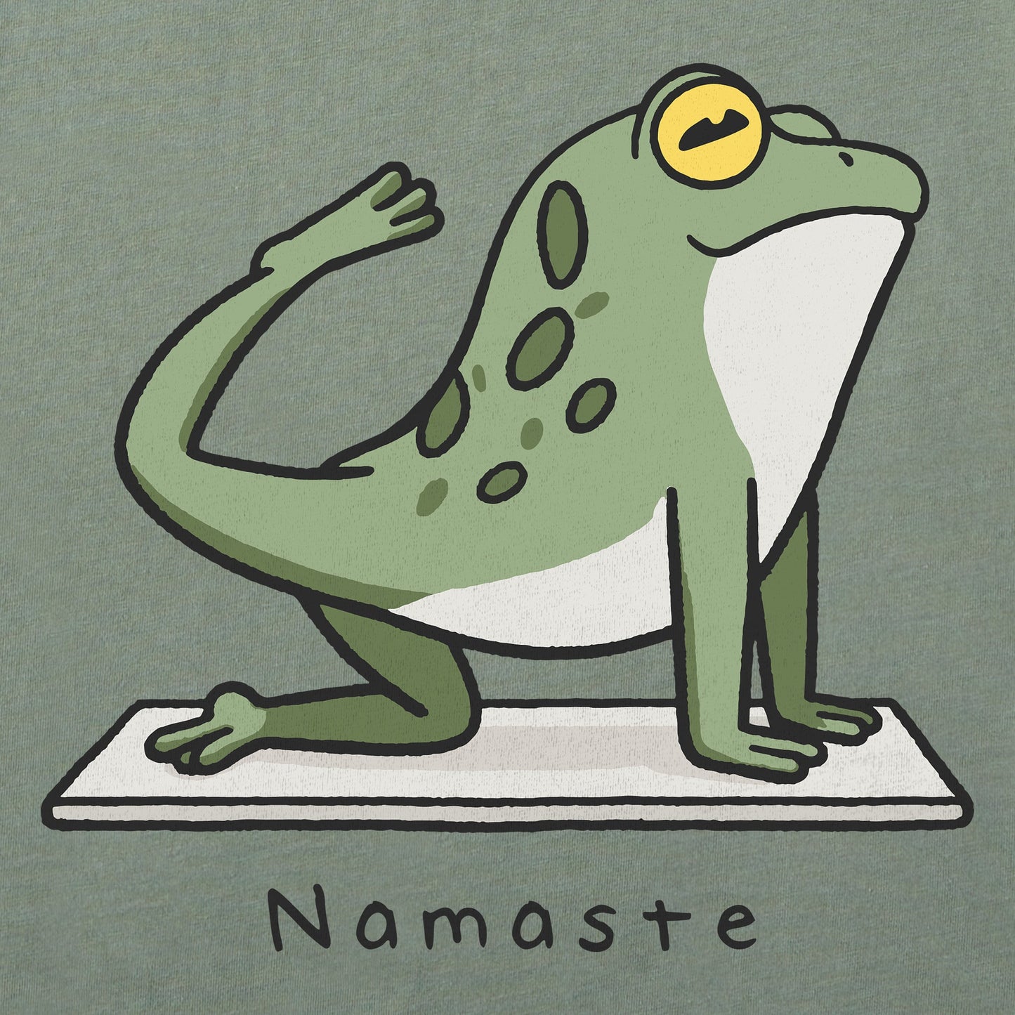 Men's Namaste Frog Short Sleeve Tee