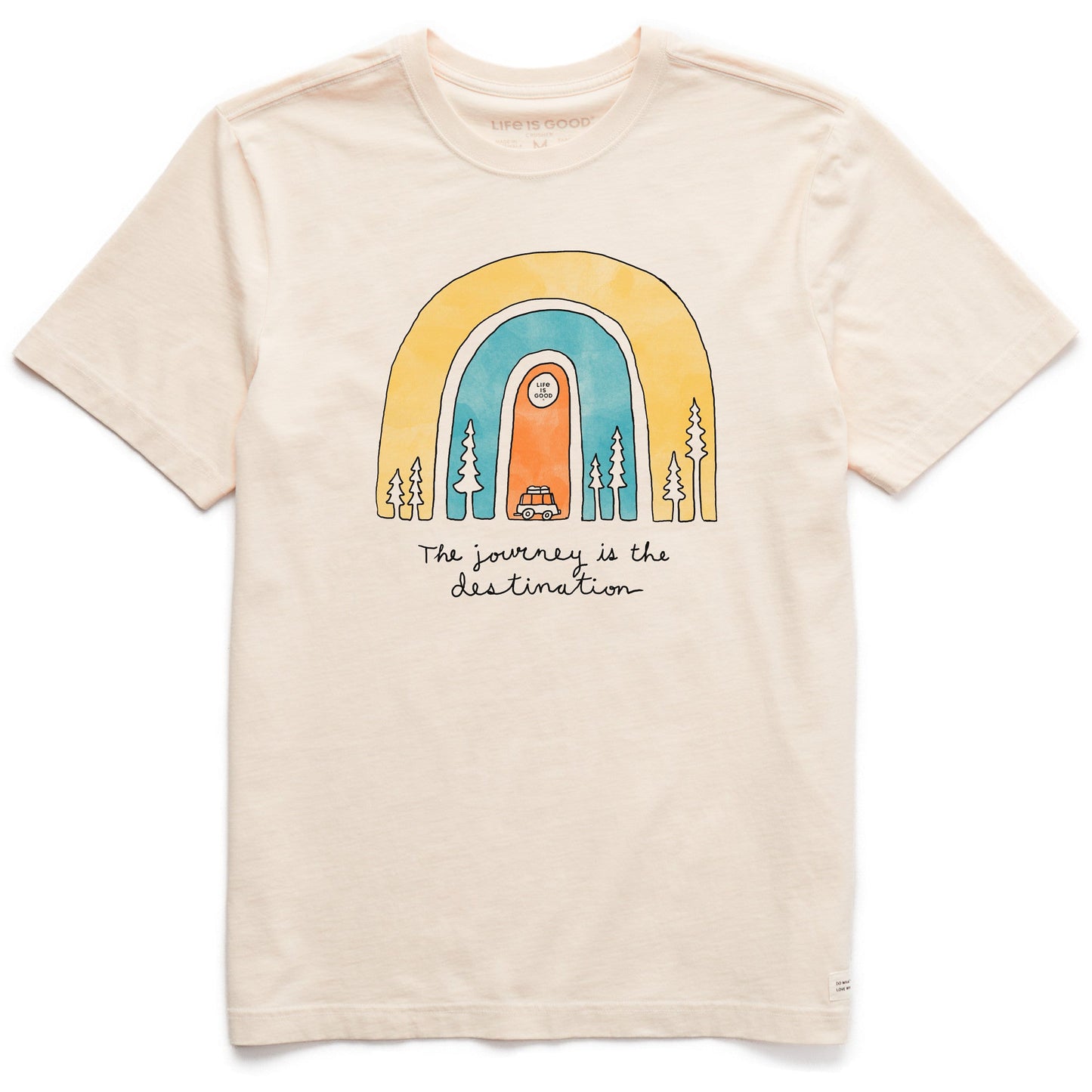 Men's Journey is the Destination Short Sleeve Crusher Tee