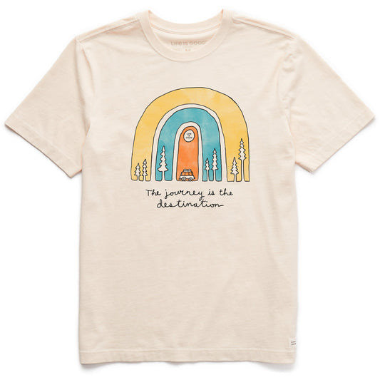 Men's Journey is the Destination Short Sleeve Crusher Tee
