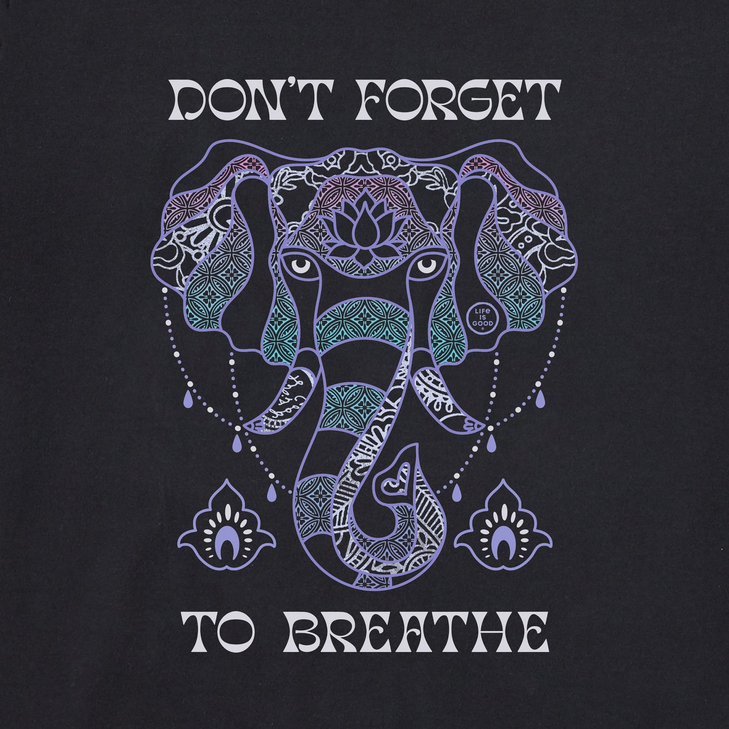 Women's Don't Forget to Breathe Elephant Short Sleeve Tee