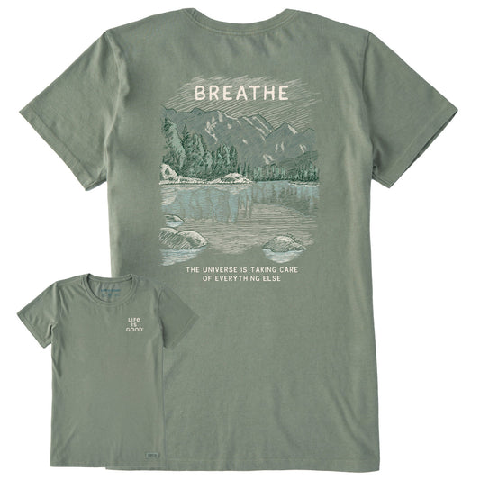 Women's Breathe Universe Short Sleeve Crusher Tee
