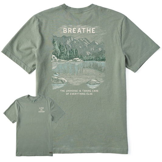 Men's Breathe Universe Mountain Short Sleeve Tee