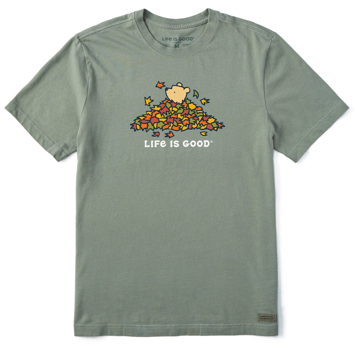 Men's Winnie Leaf Pile Short Sleeve Crusher Tee