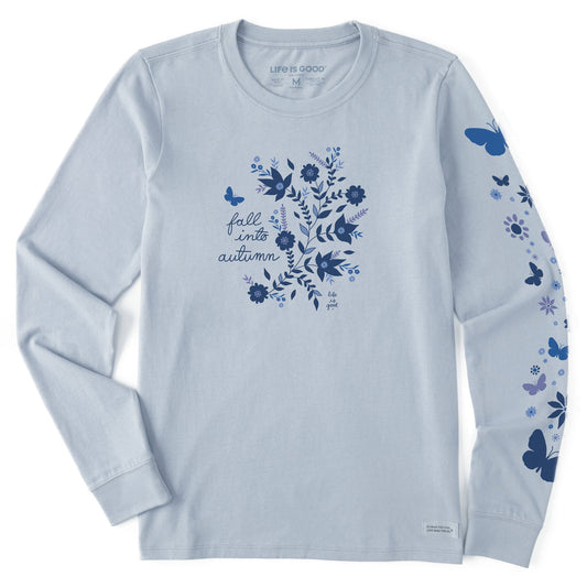 Women's Fall Into Autumn Long Sleeve Crusher Tee
