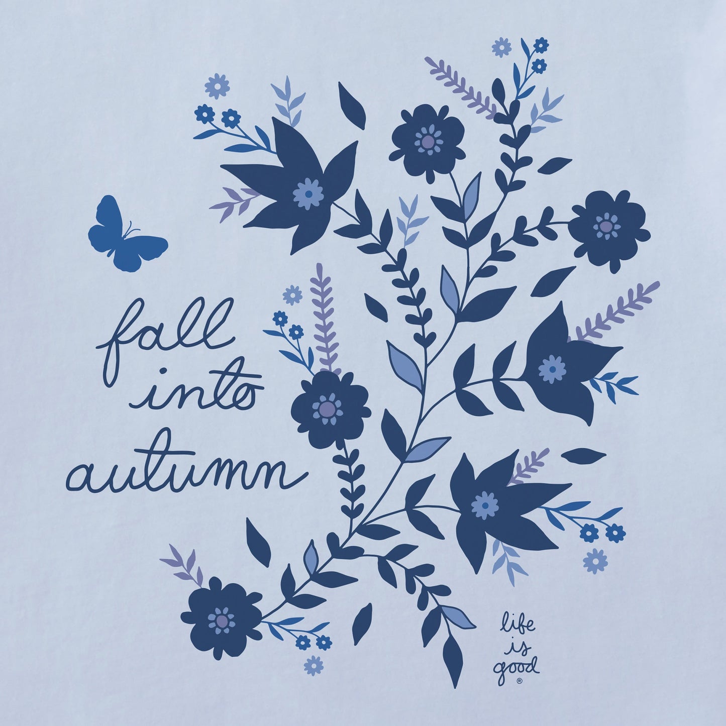 Women's Fall Into Autumn Long Sleeve Crusher Tee