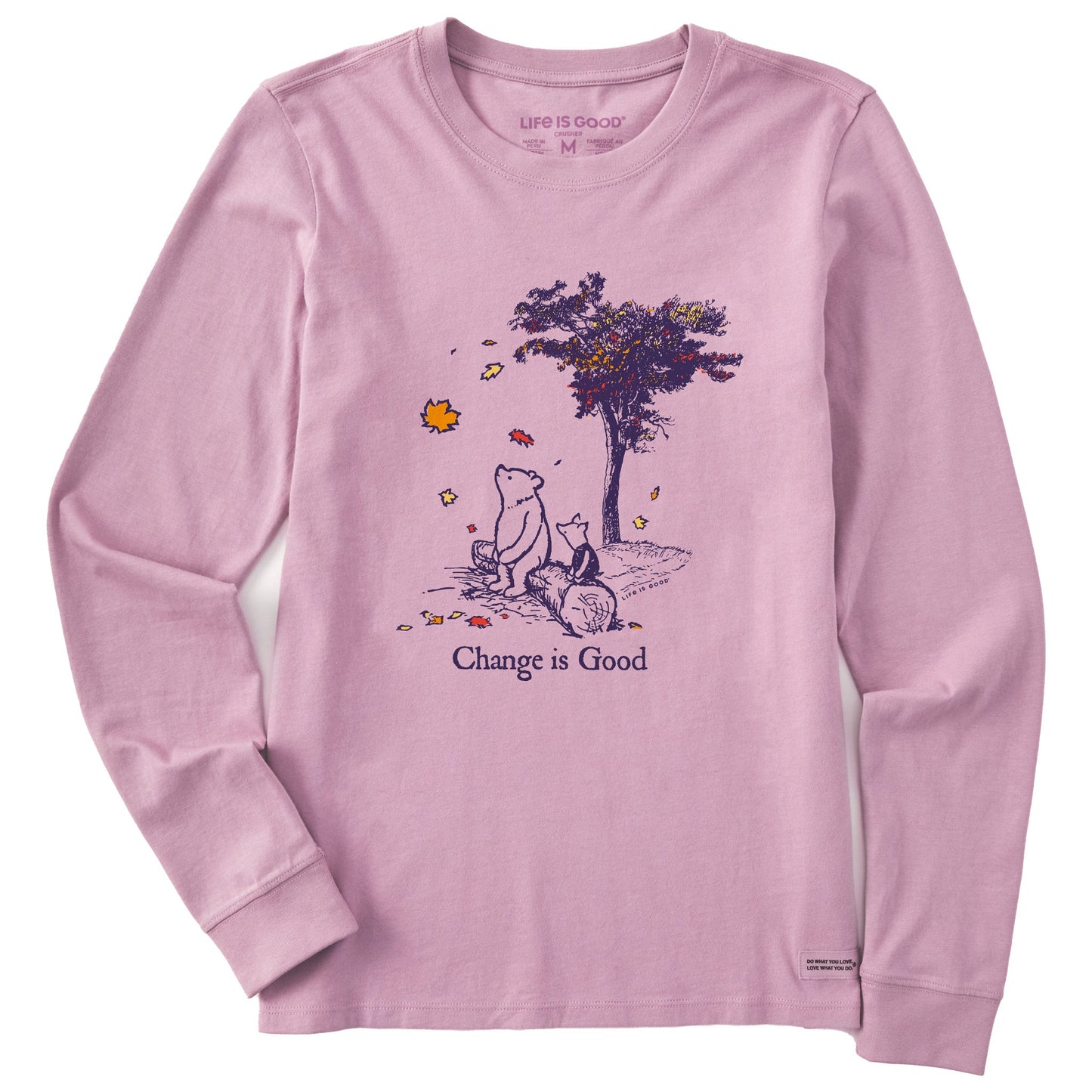 Women's Winnie Change is Good Long Sleeve Crusher Tee