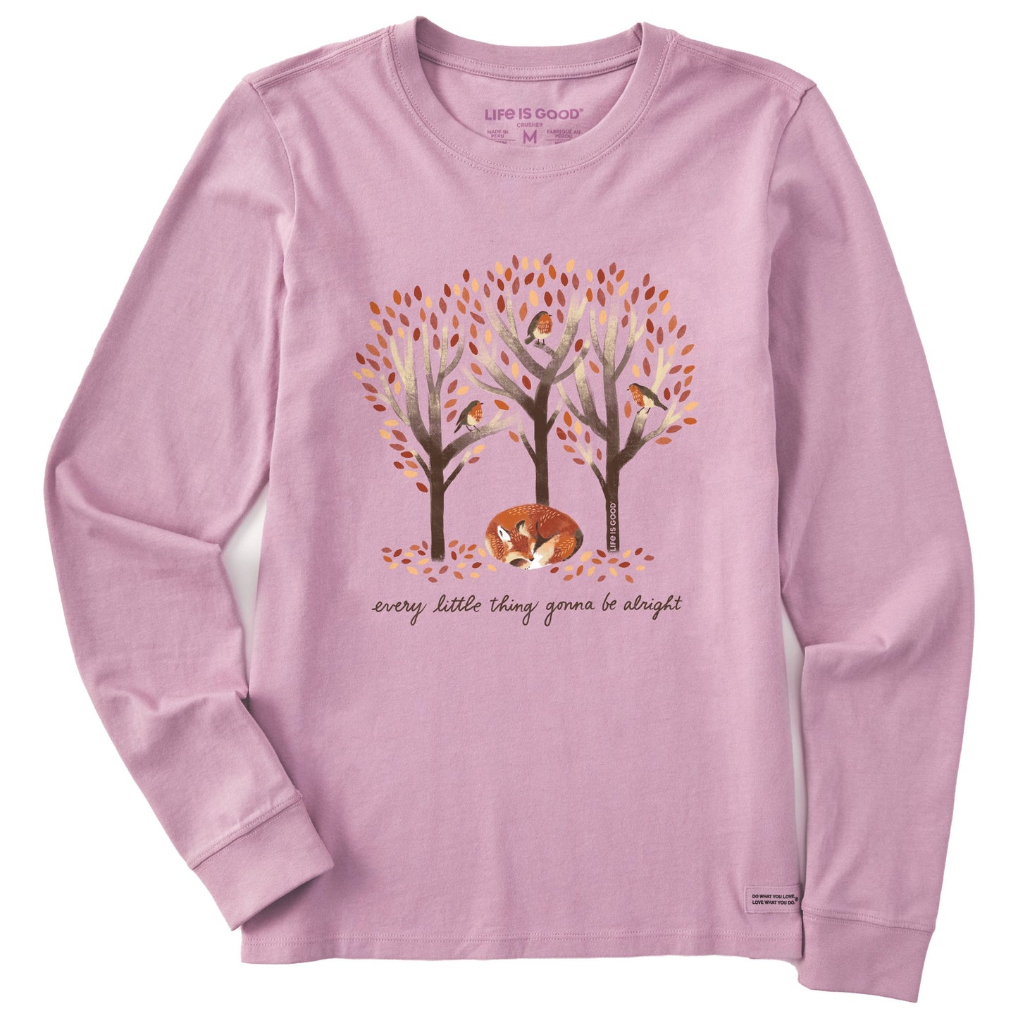 Women's Every Little Thing Fox Long Sleeve Crusher Tee