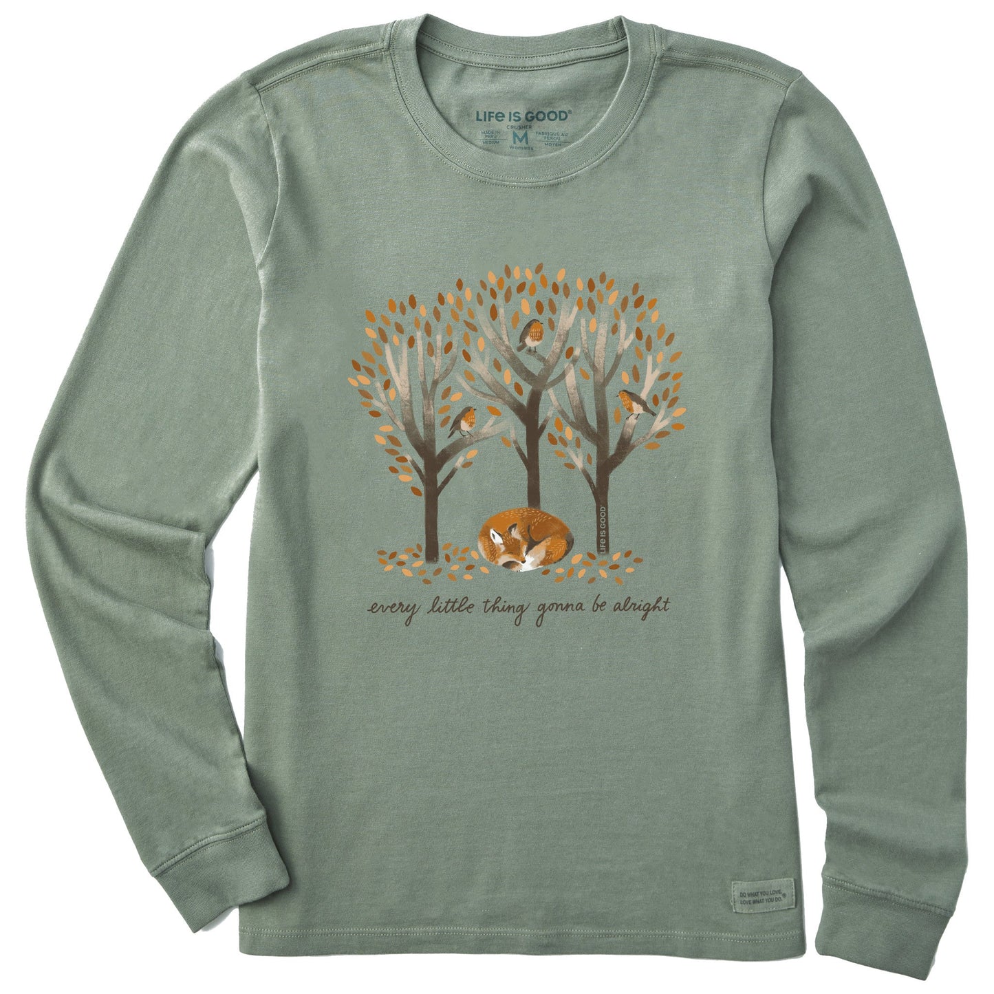 Women's Every Little Thing Fox Long Sleeve Crusher Tee