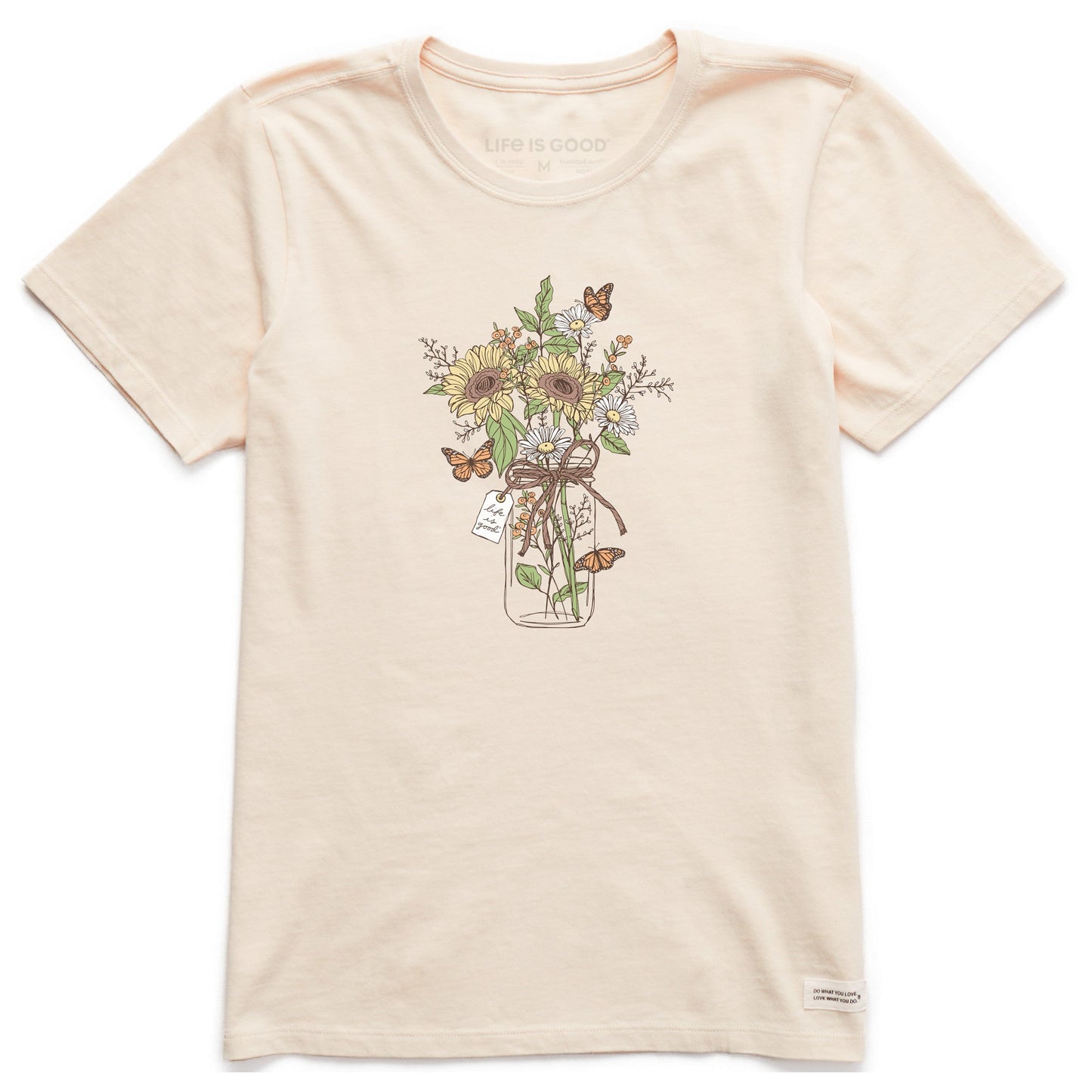 Women's Sunflower Monarch Jar Short Sleeve Crusher Tee