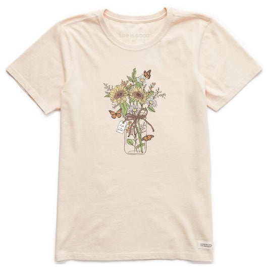 Women's Sunflower Monarch Jar Short Sleeve Crusher Tee