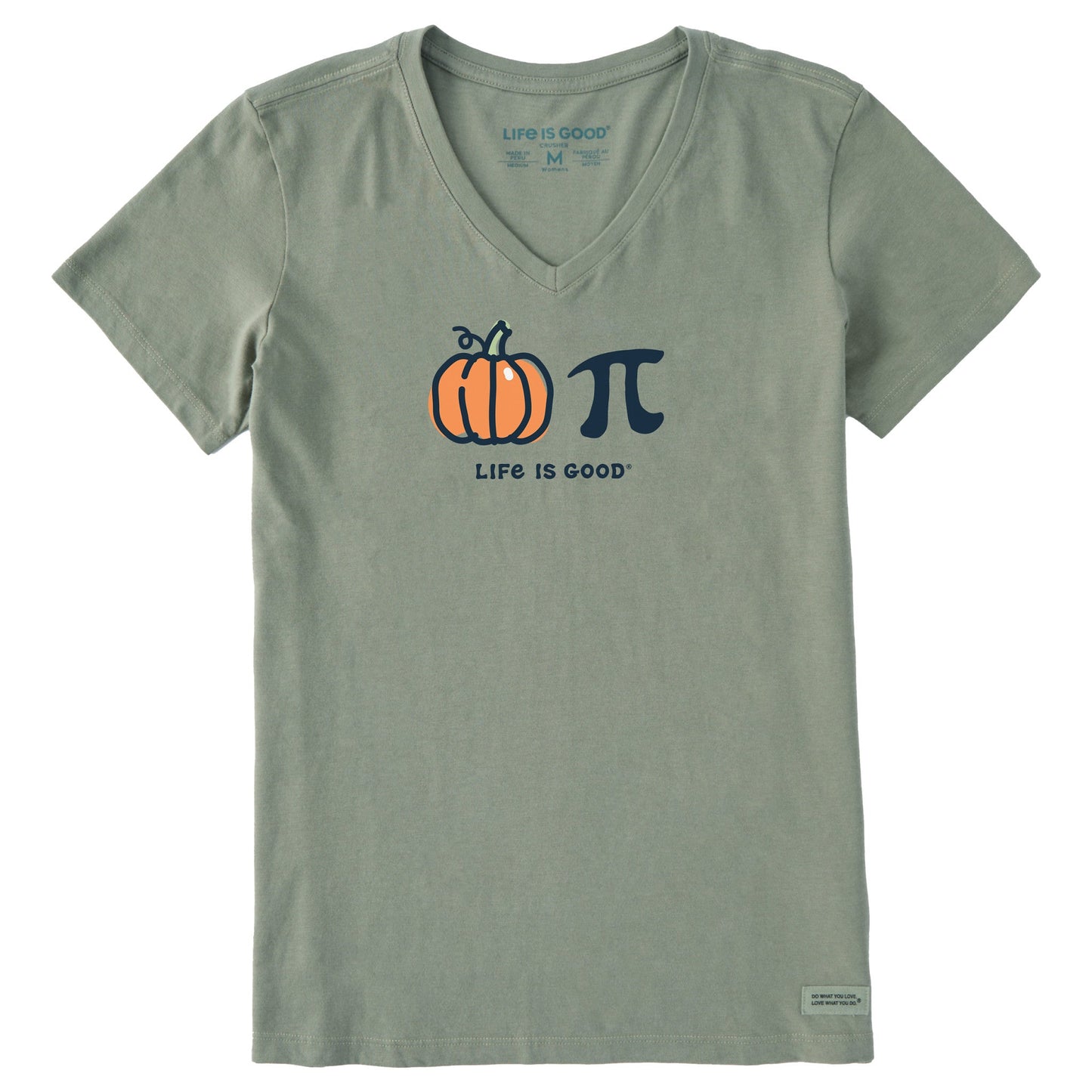 Women's Pumpkin + Pie Short Sleeve Vee
