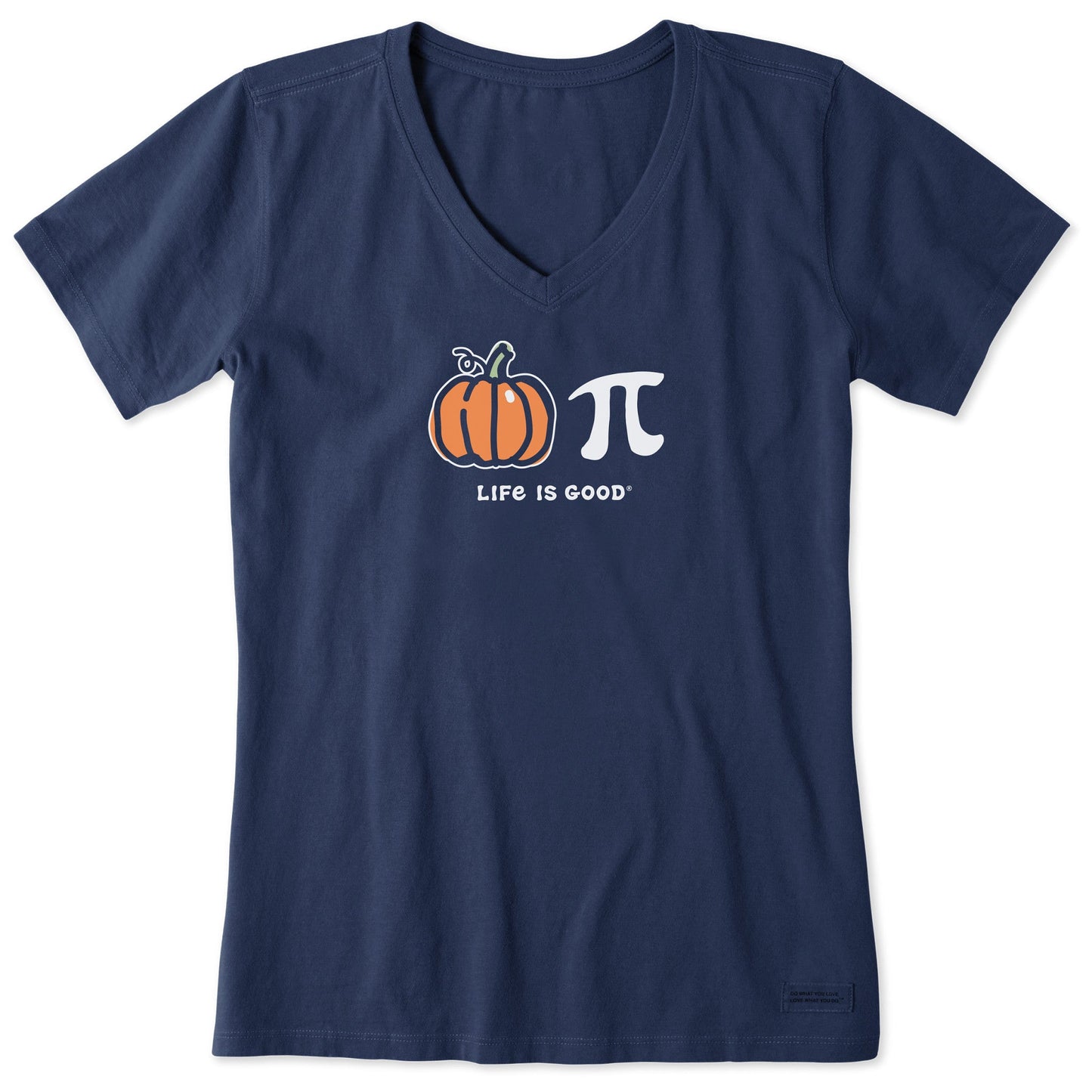 Women's Pumpkin + Pie Short Sleeve Vee