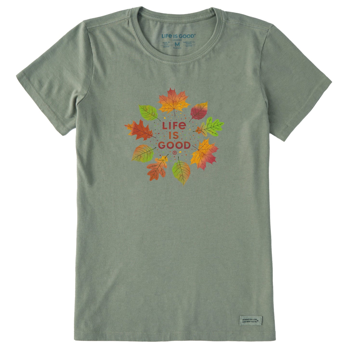 Women's Autumn Circle Short Sleeve Crusher Tee