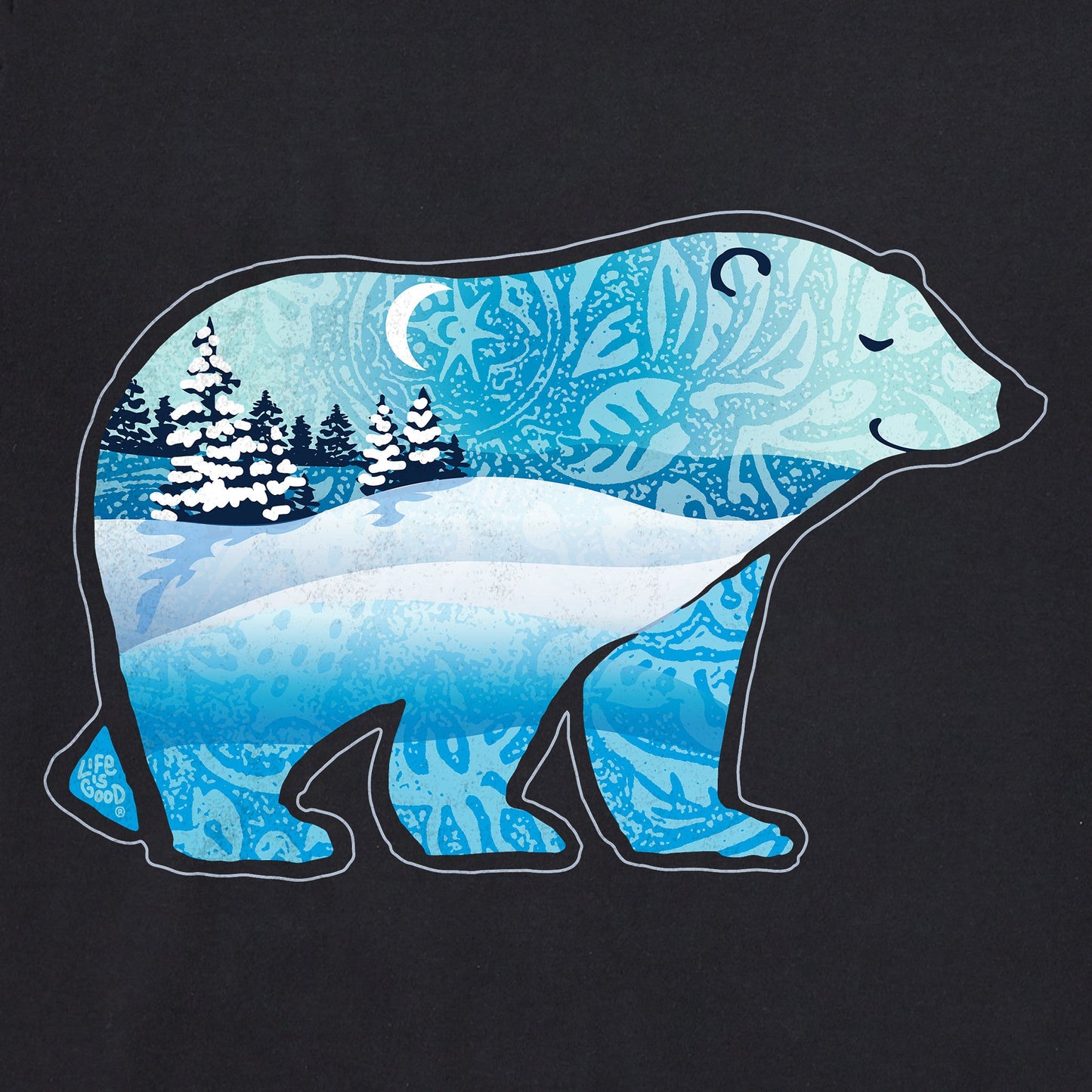 Women's Winter Polarscape Long Sleeve Crusher Vee